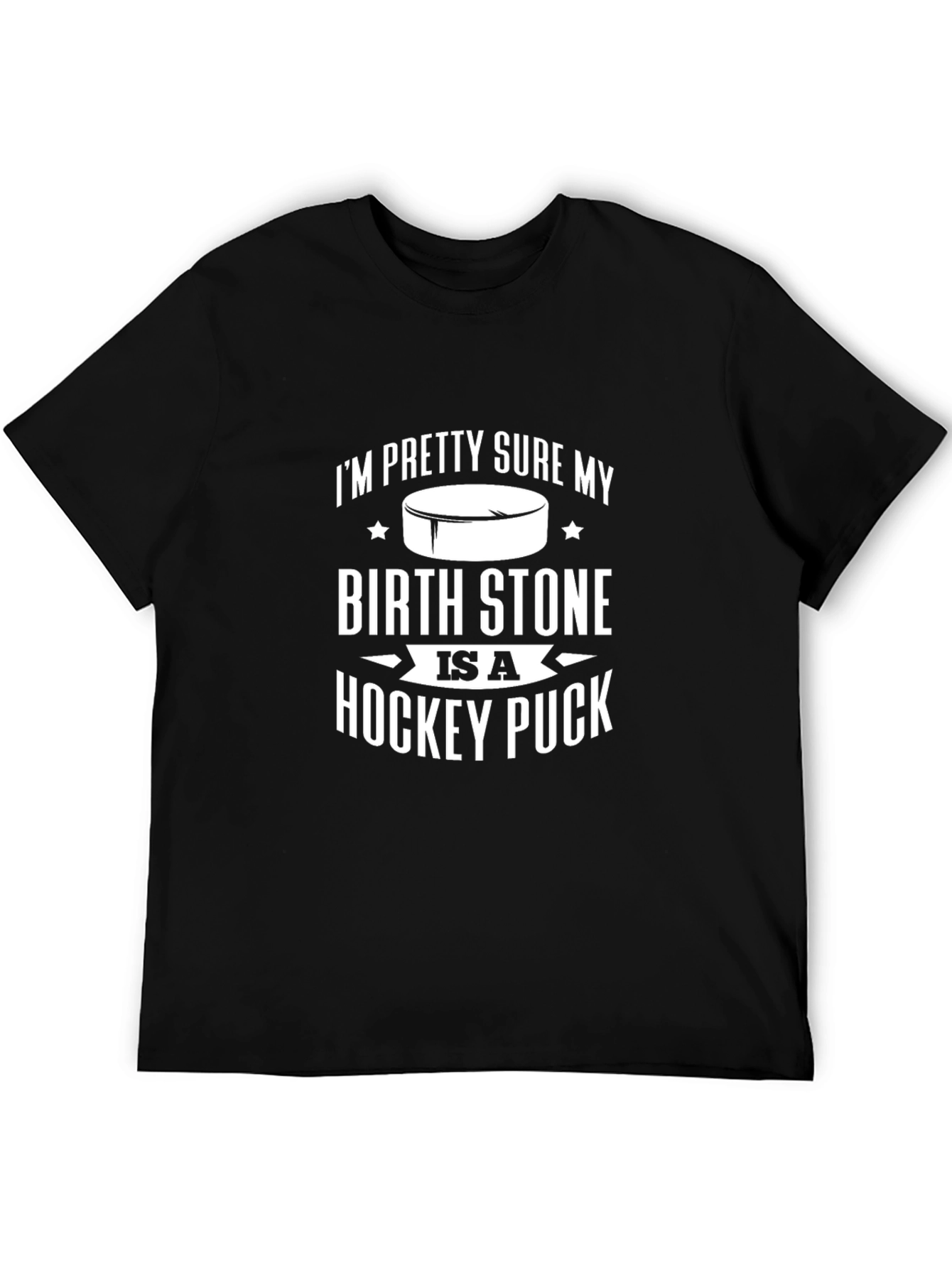 Funny Hockey Birthstone T-Shirt