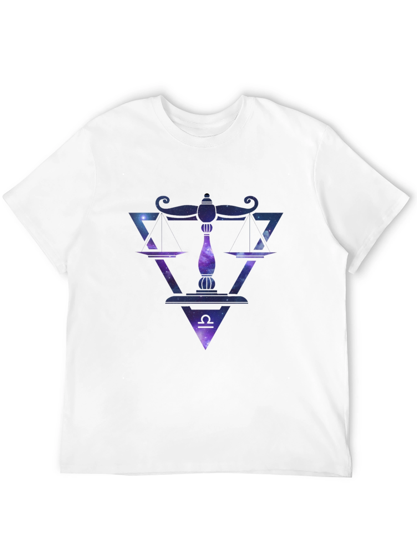 Libra Zodiac Galaxy Graphic Tee