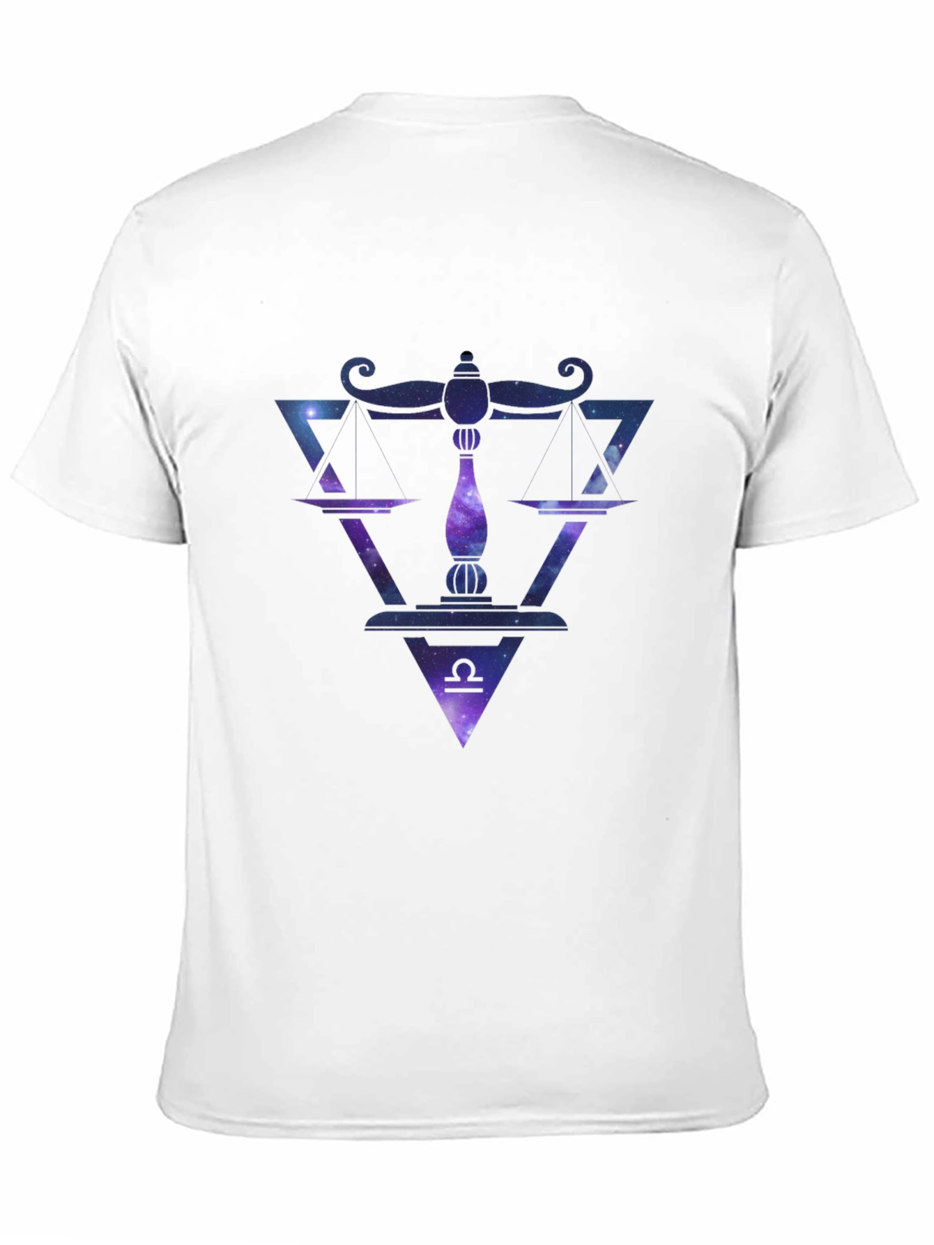Libra Zodiac Galaxy Graphic Tee