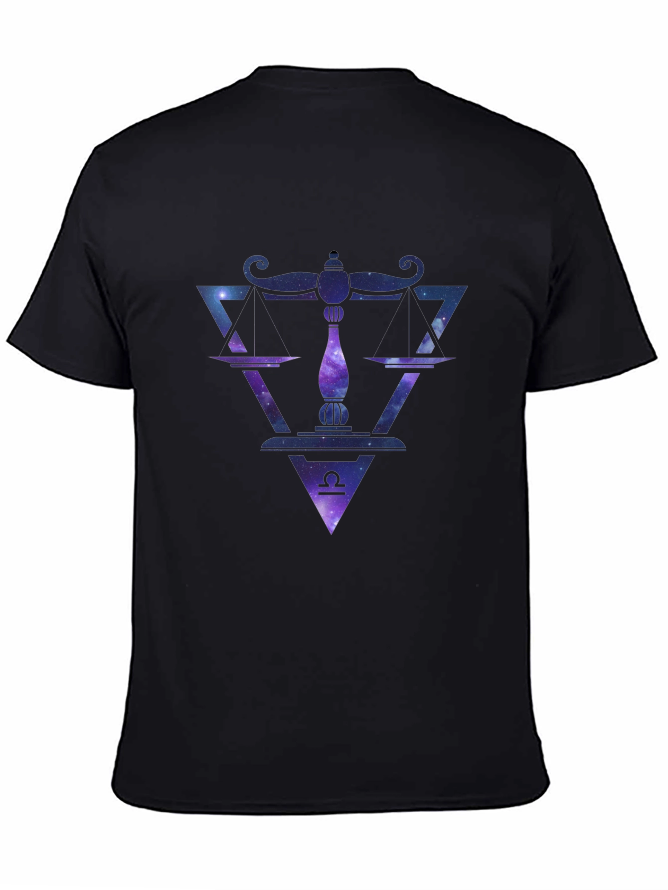Libra Zodiac Galaxy Graphic Tee