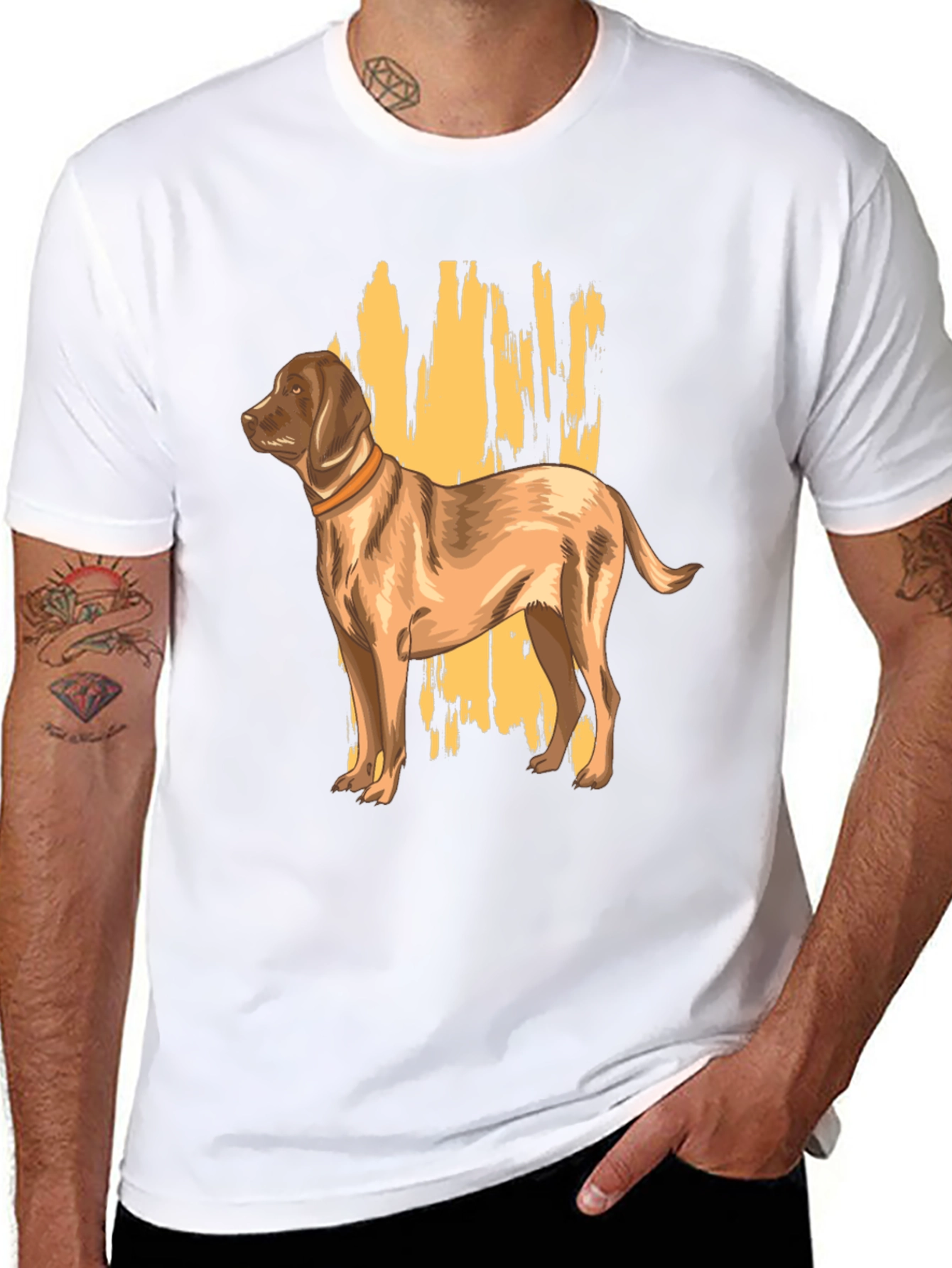 Dog Graphic T-Shirt - Black Canine Lover Tee