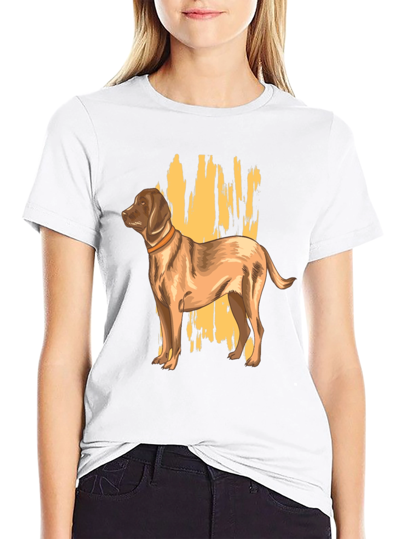 Dog Graphic T-Shirt - Black Canine Lover Tee
