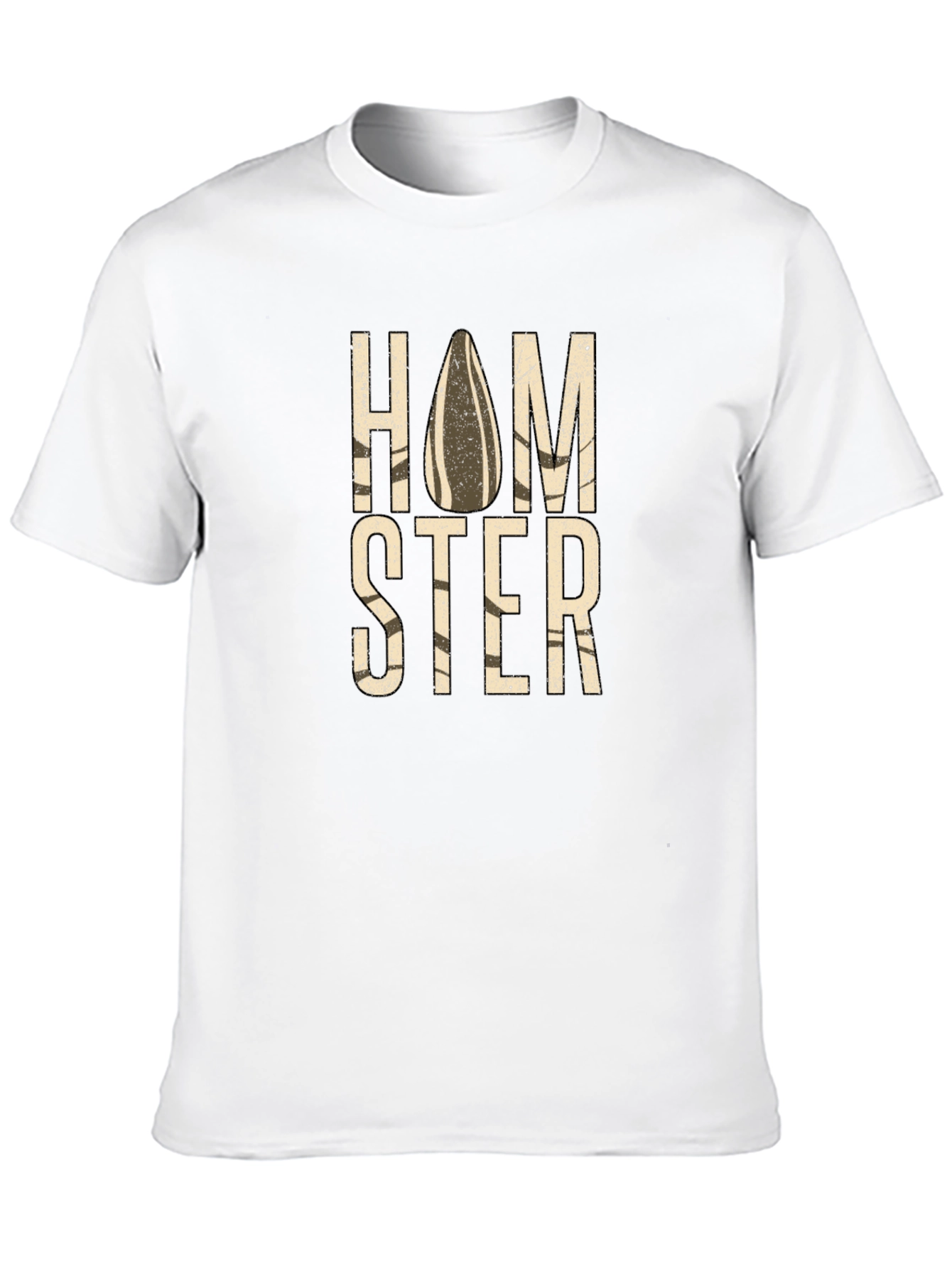 Homster Funny Graphic Tee - Black Cotton T-Shirt