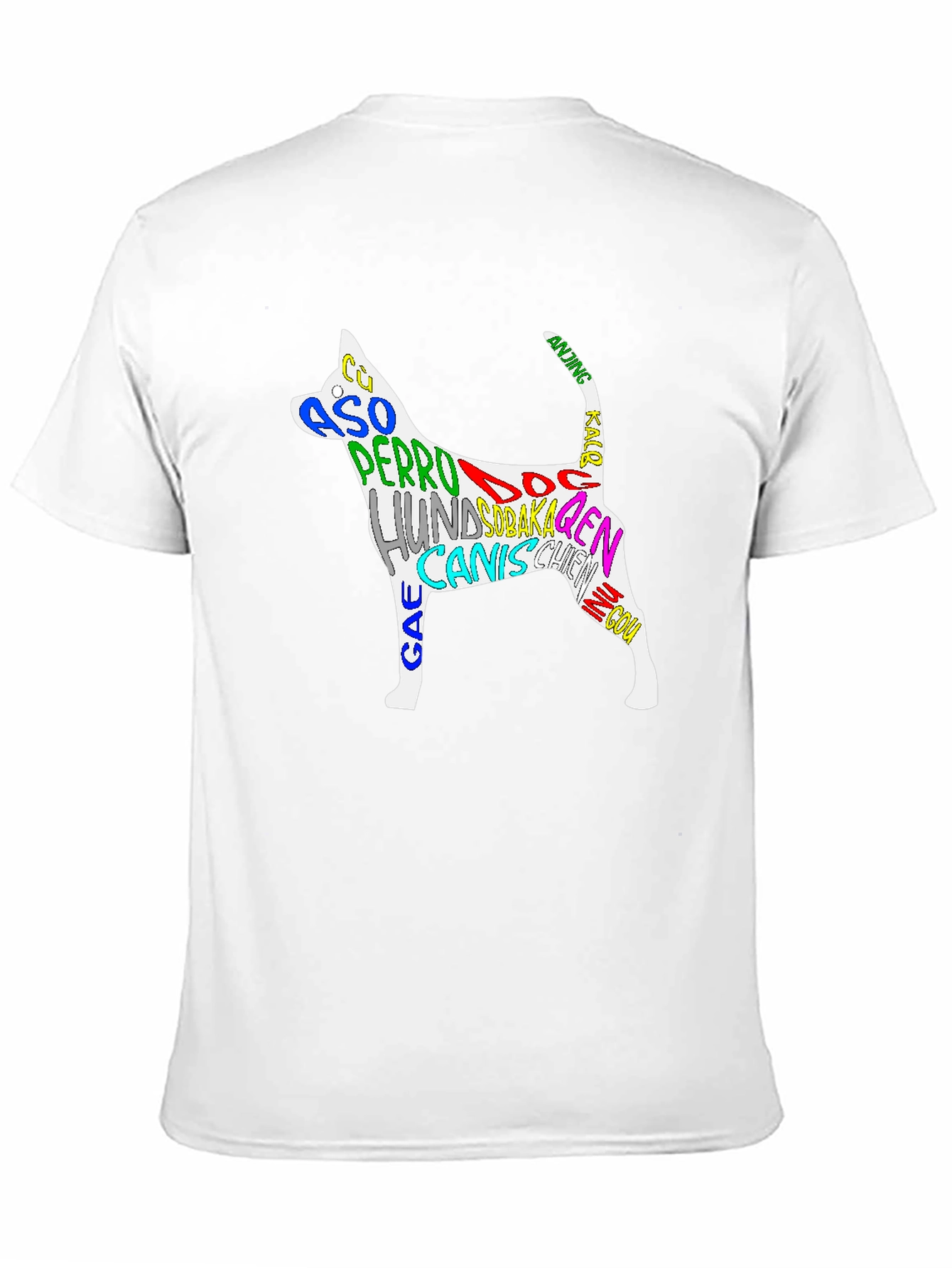 Dog Breed Languages Graphic Print Tee