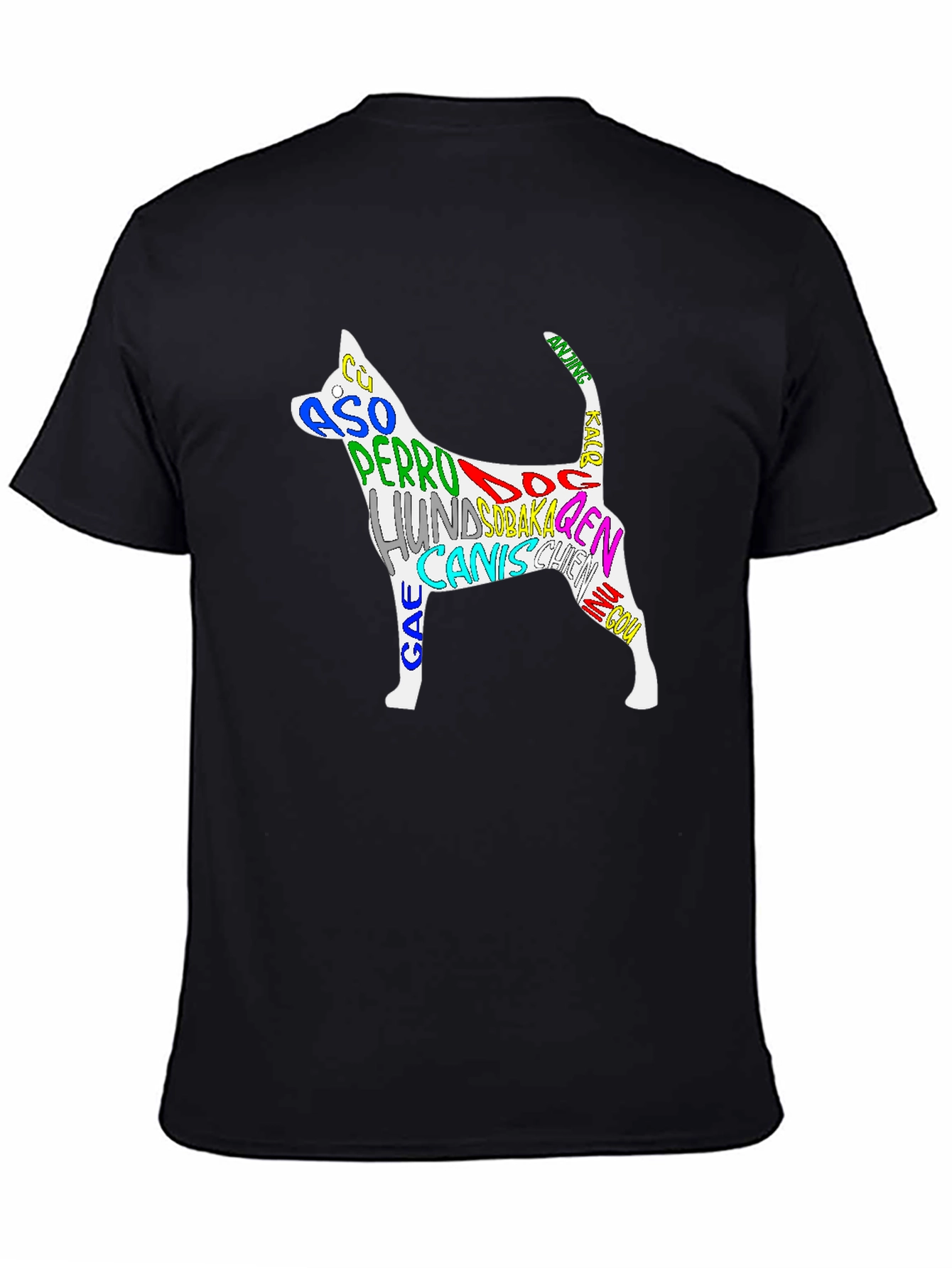 Dog Breed Languages Graphic Print Tee