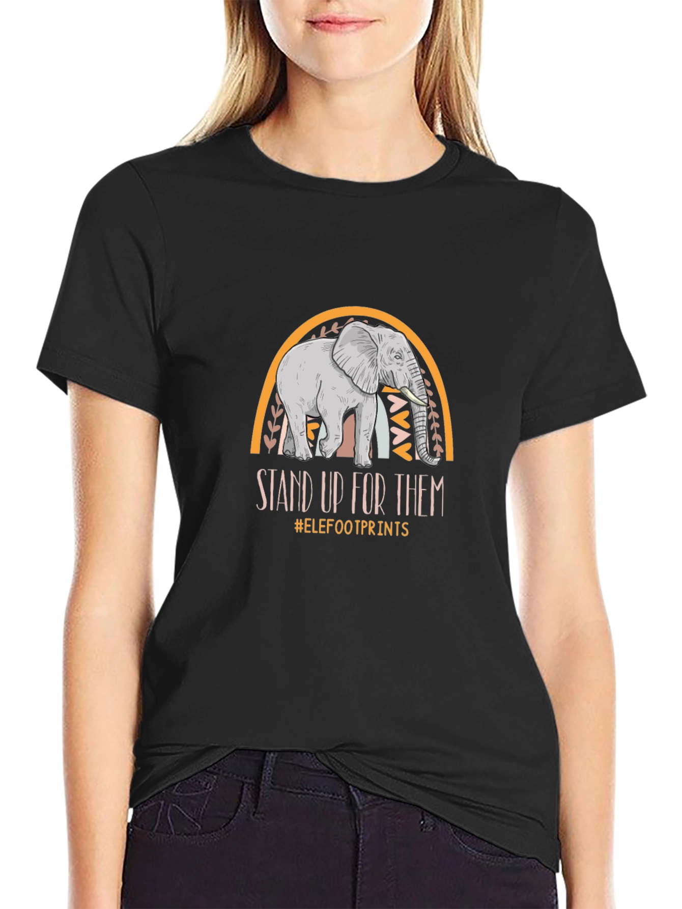 Elephant Conservation T-Shirt - Stand Up For Them