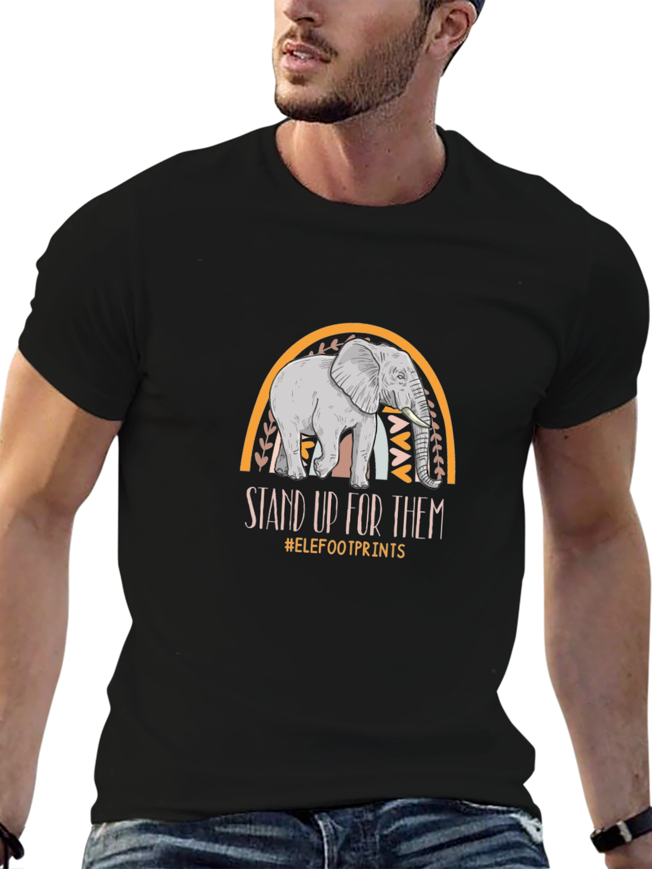 Elephant Conservation T-Shirt - Stand Up For Them