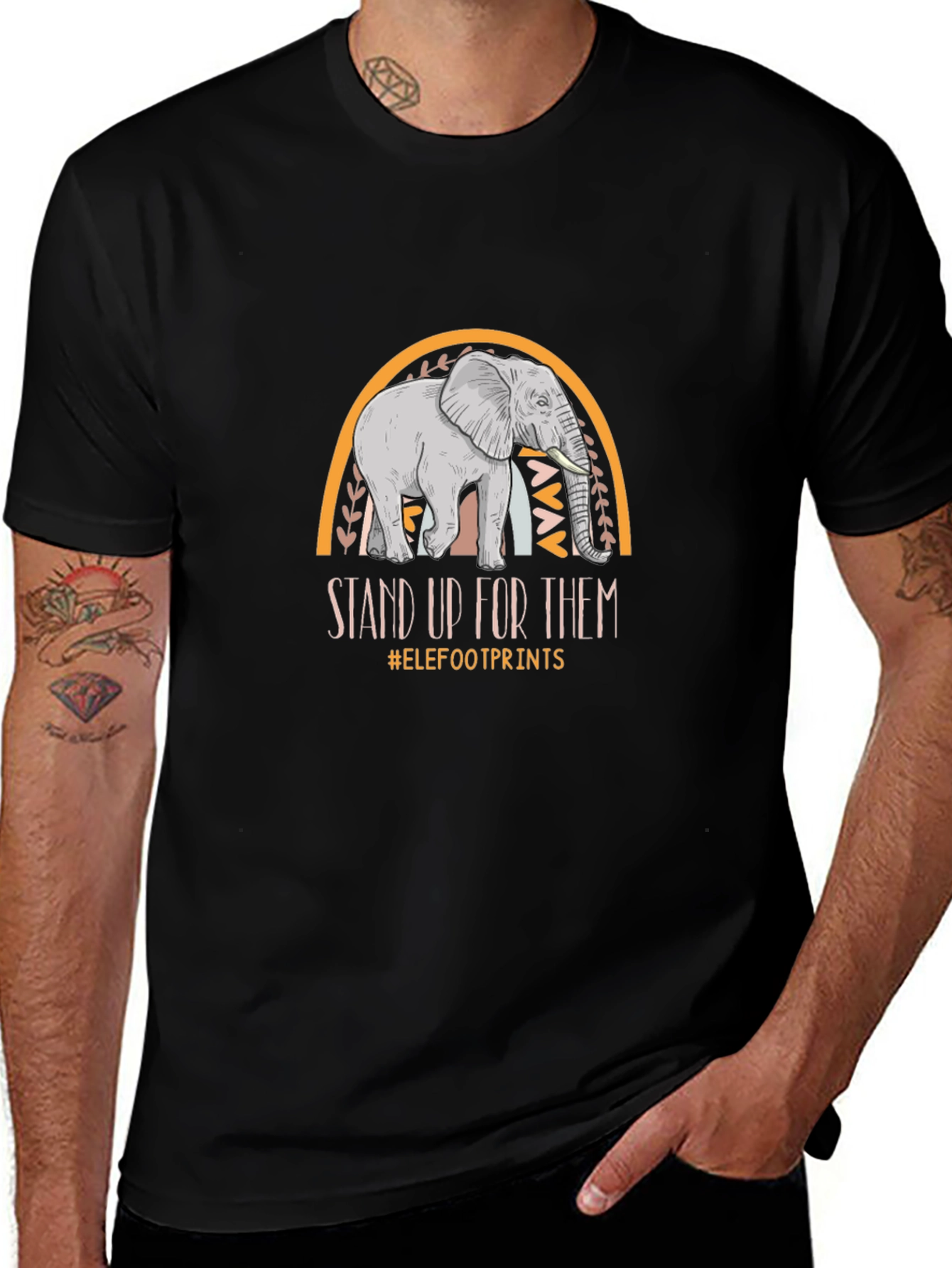 Elephant Conservation T-Shirt - Stand Up For Them