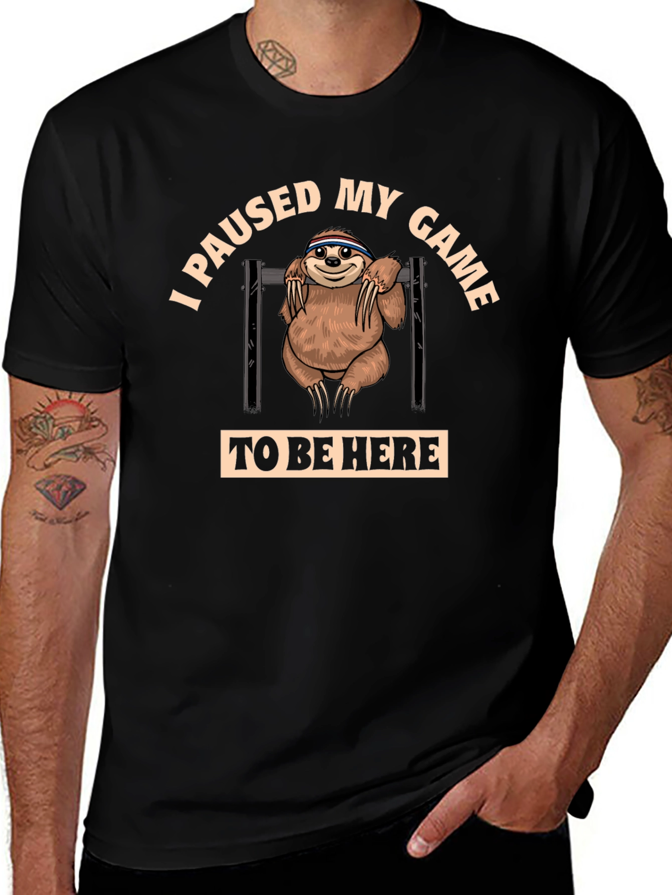 Paused My Game Sloth T-Shirt
