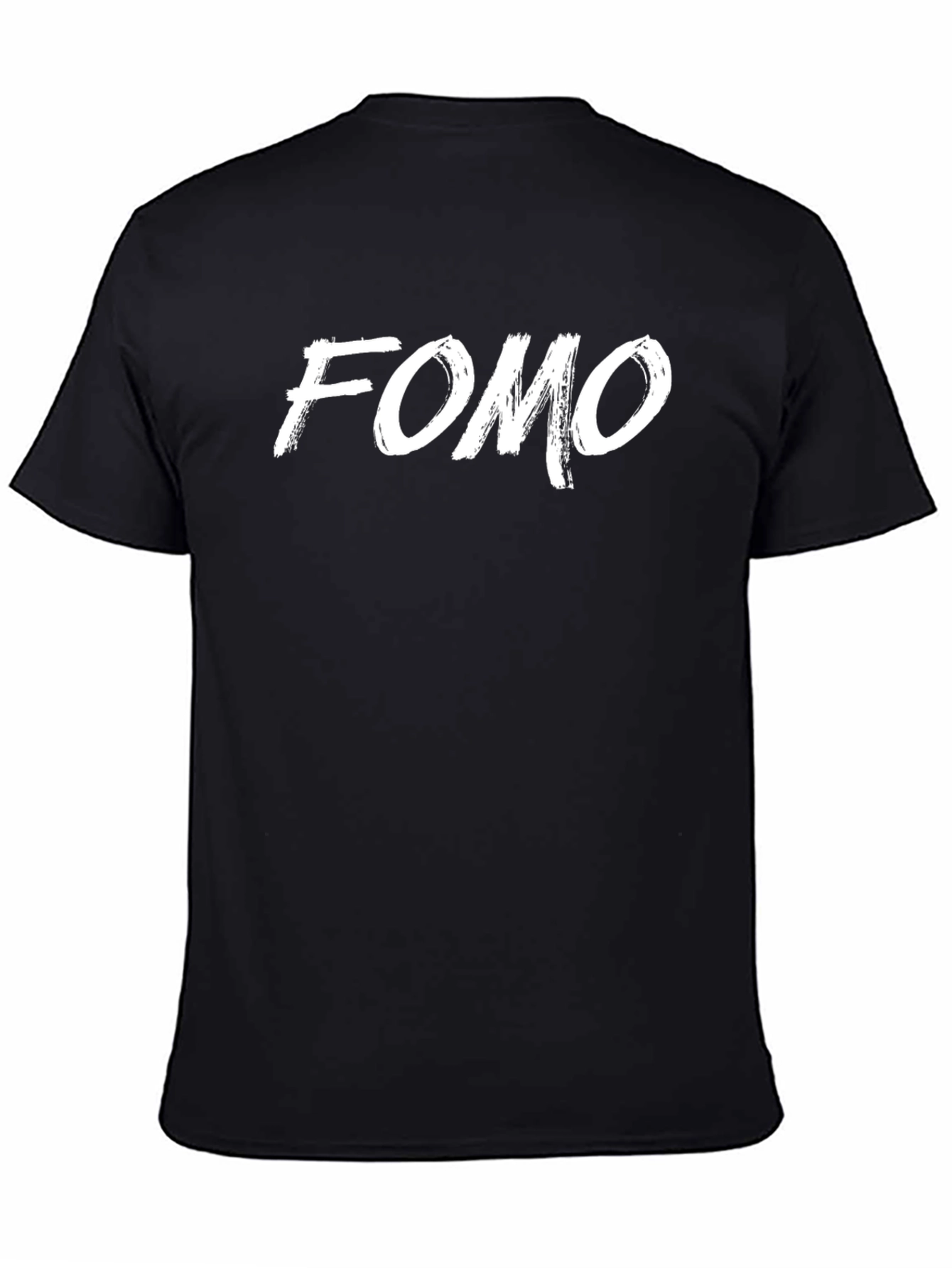 FOMO Graphic T-Shirt - Black Casual Tee