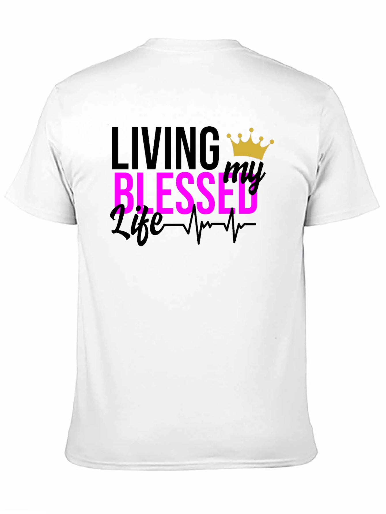 Blessed Life Graphic Tee - Black