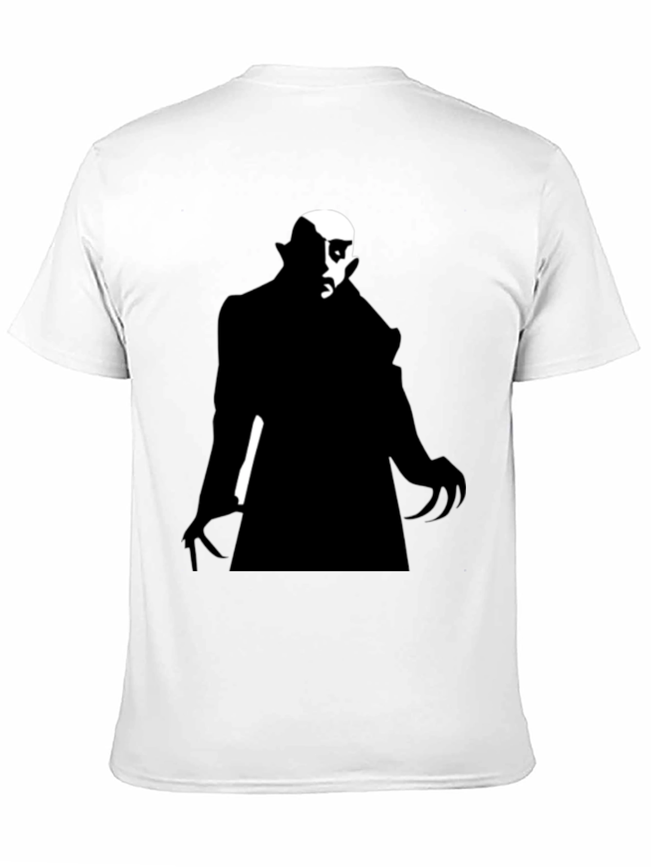 Vampire Silhouette Graphic Tee - Mens Black T-Shirt