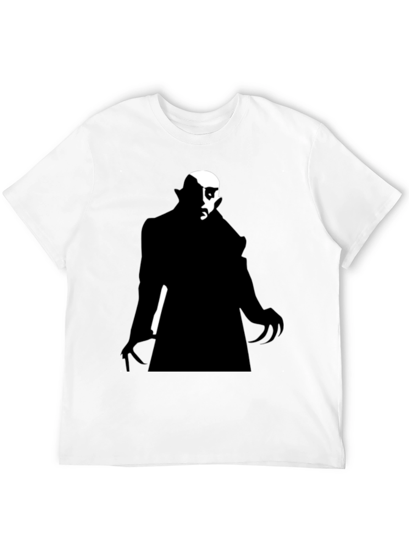 Vampire Silhouette Graphic Tee - Mens Black T-Shirt