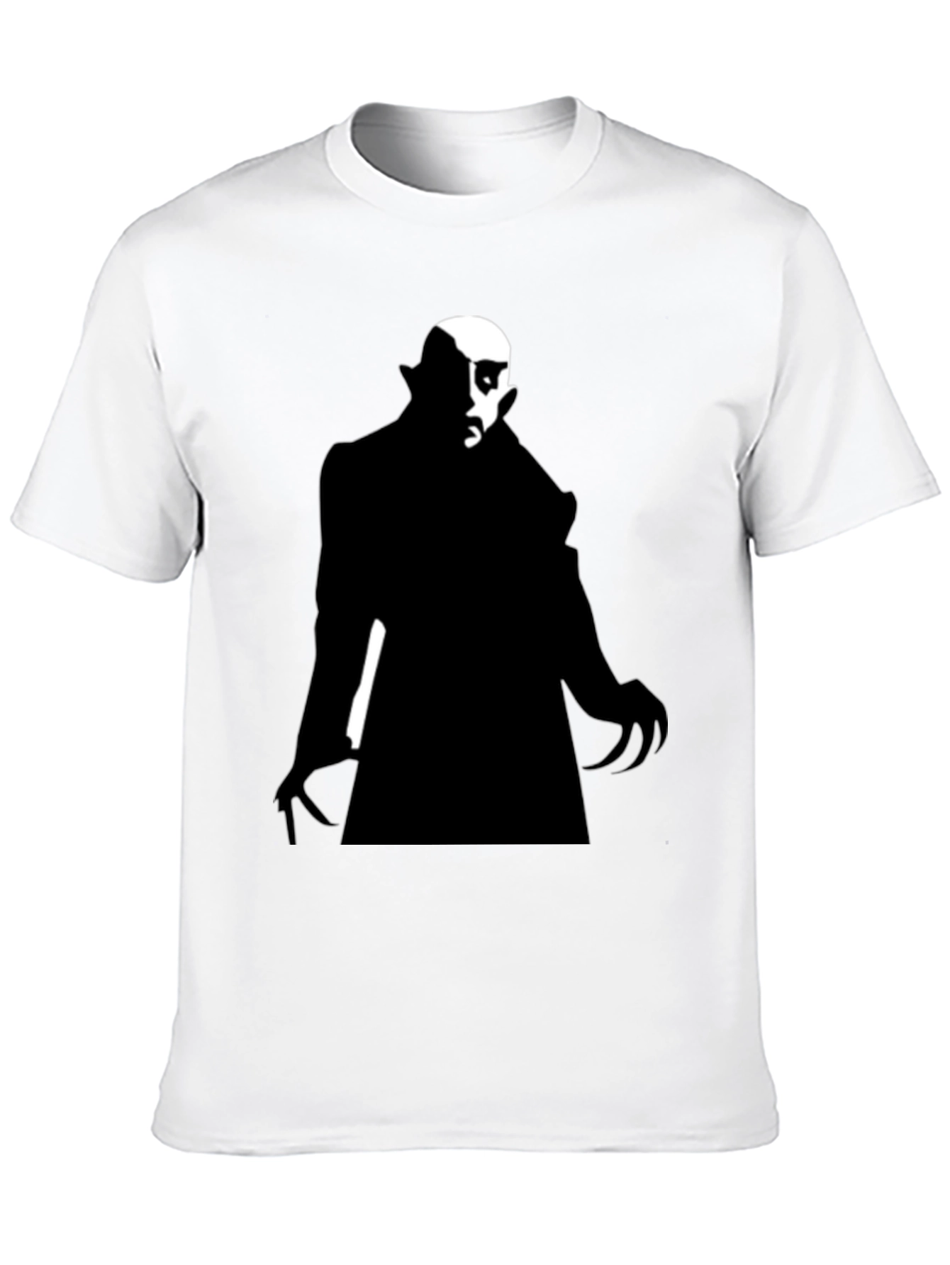 Vampire Silhouette Graphic Tee - Mens Black T-Shirt