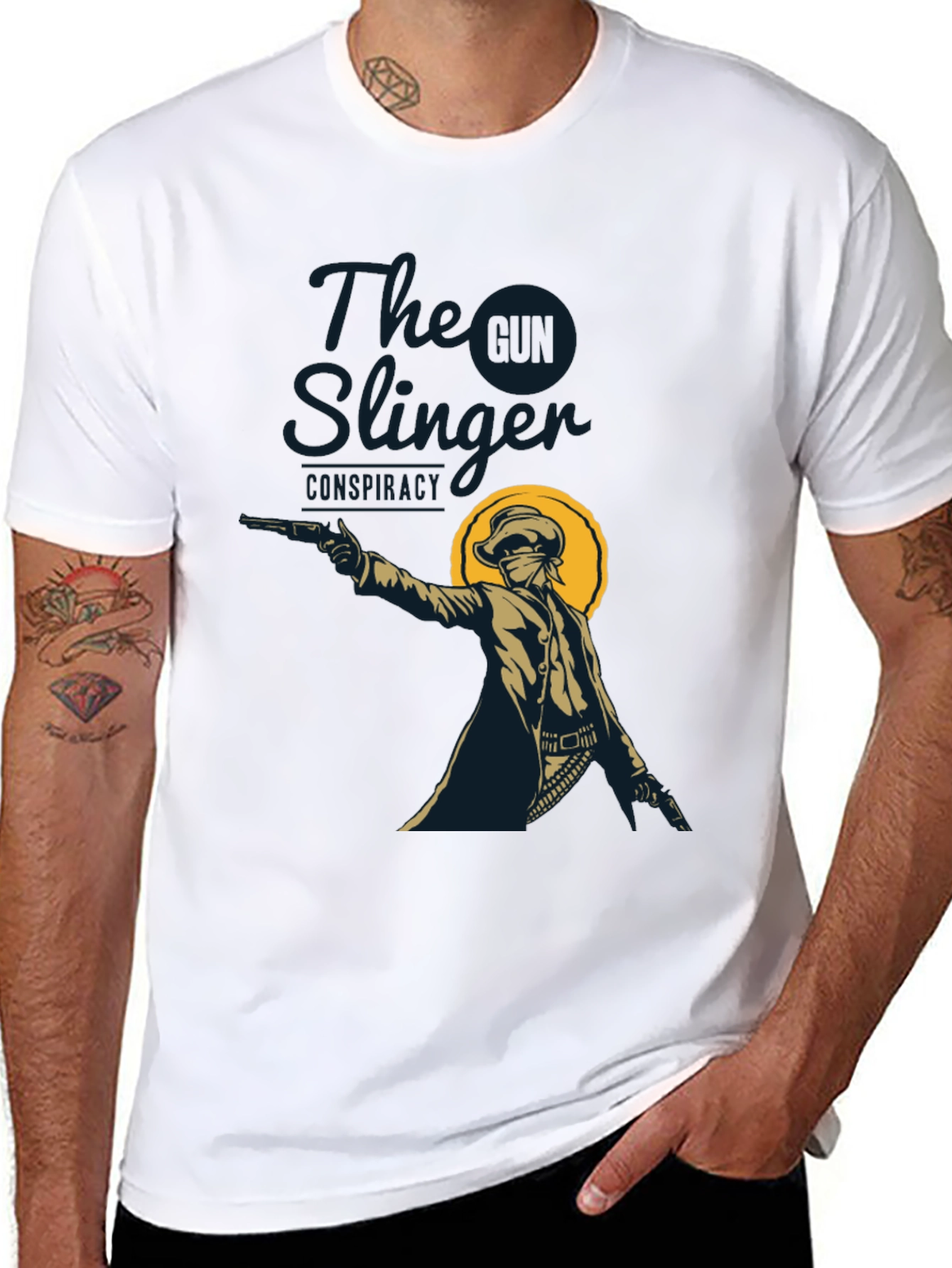 The Slinger T-Shirt - Cowboy Design