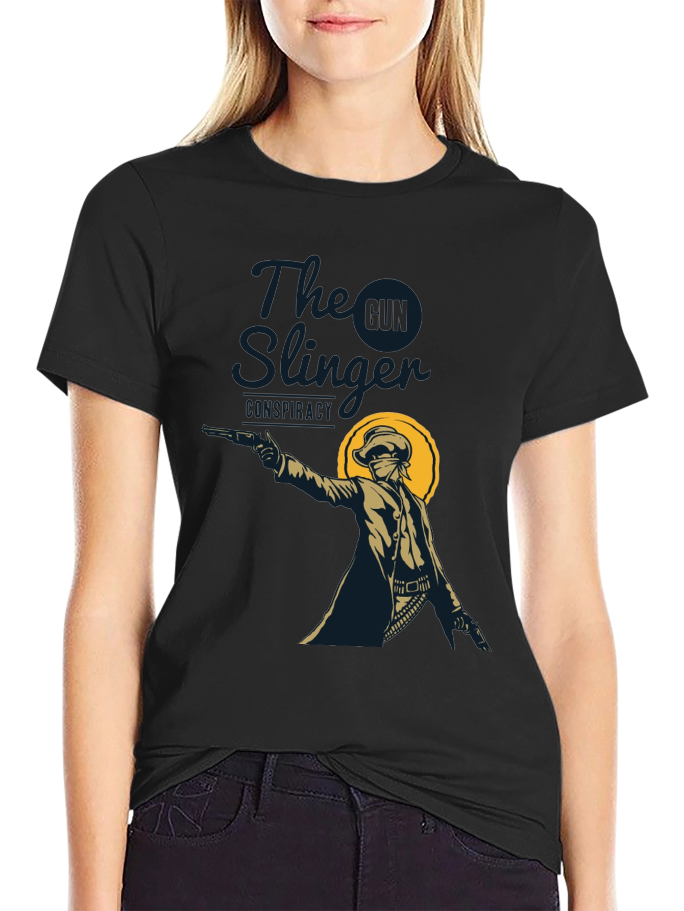 The Slinger T-Shirt - Cowboy Design