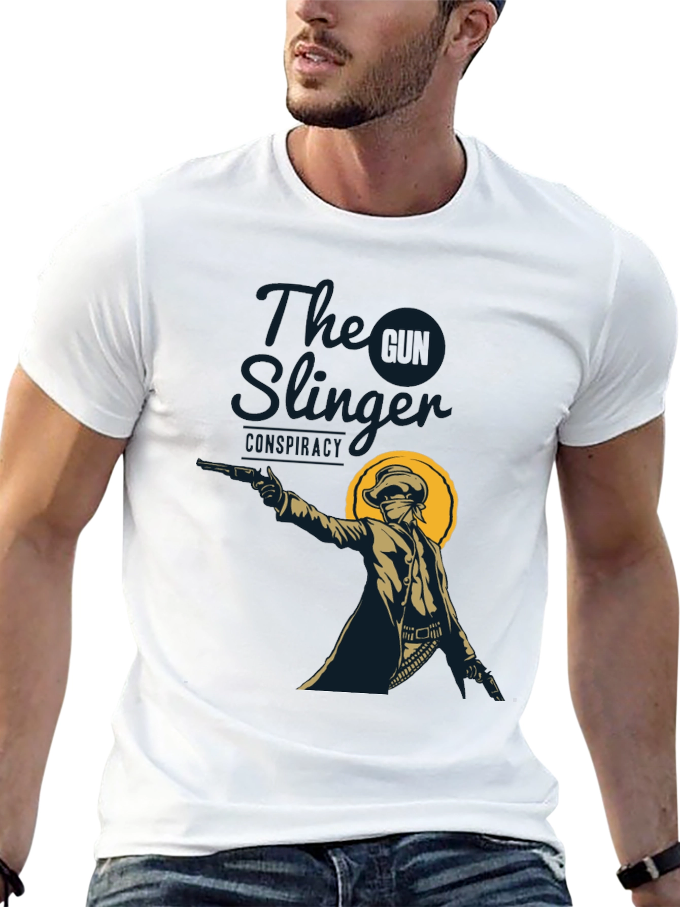 The Slinger T-Shirt - Cowboy Design