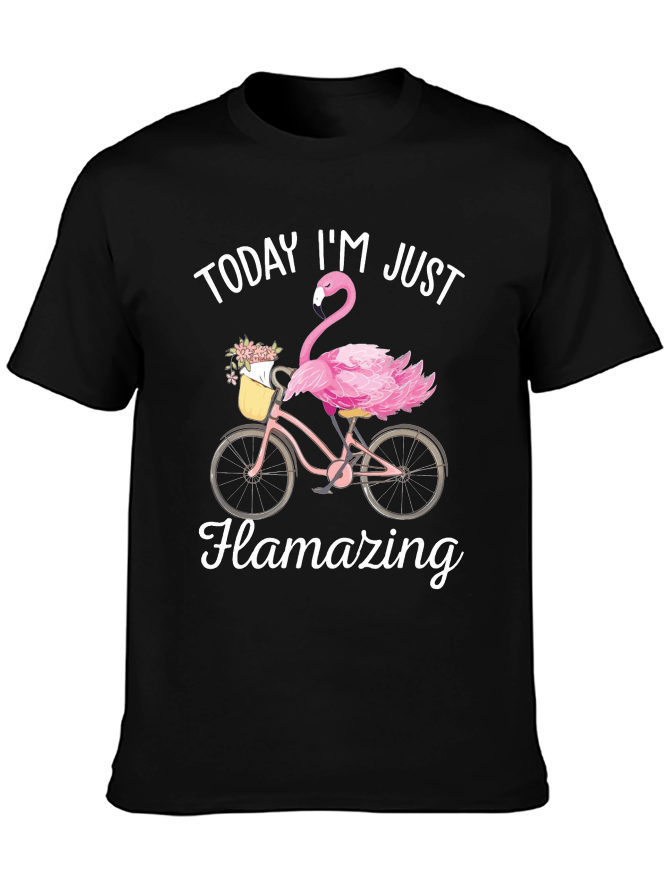 Flamazing T-Shirt - Flamingo Bike Design