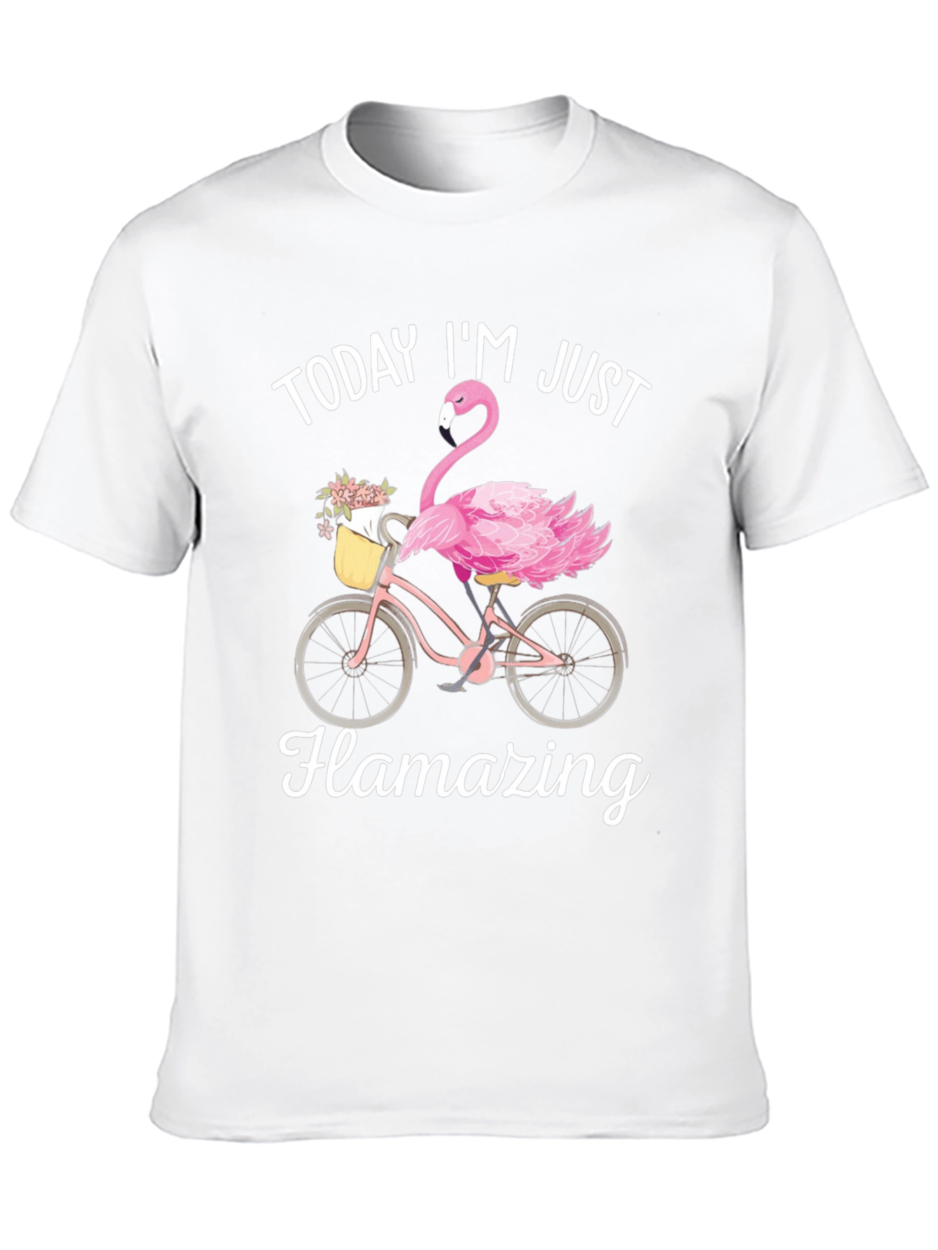 Flamazing T-Shirt - Flamingo Bike Design