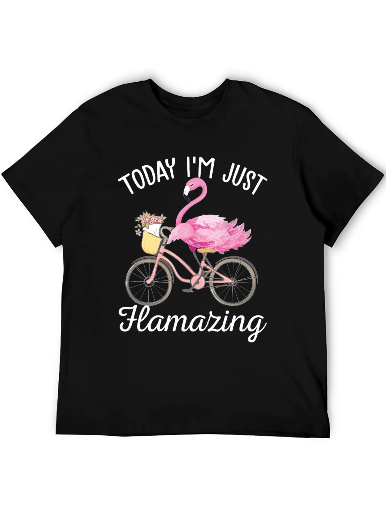 Flamazing T-Shirt - Flamingo Bike Design