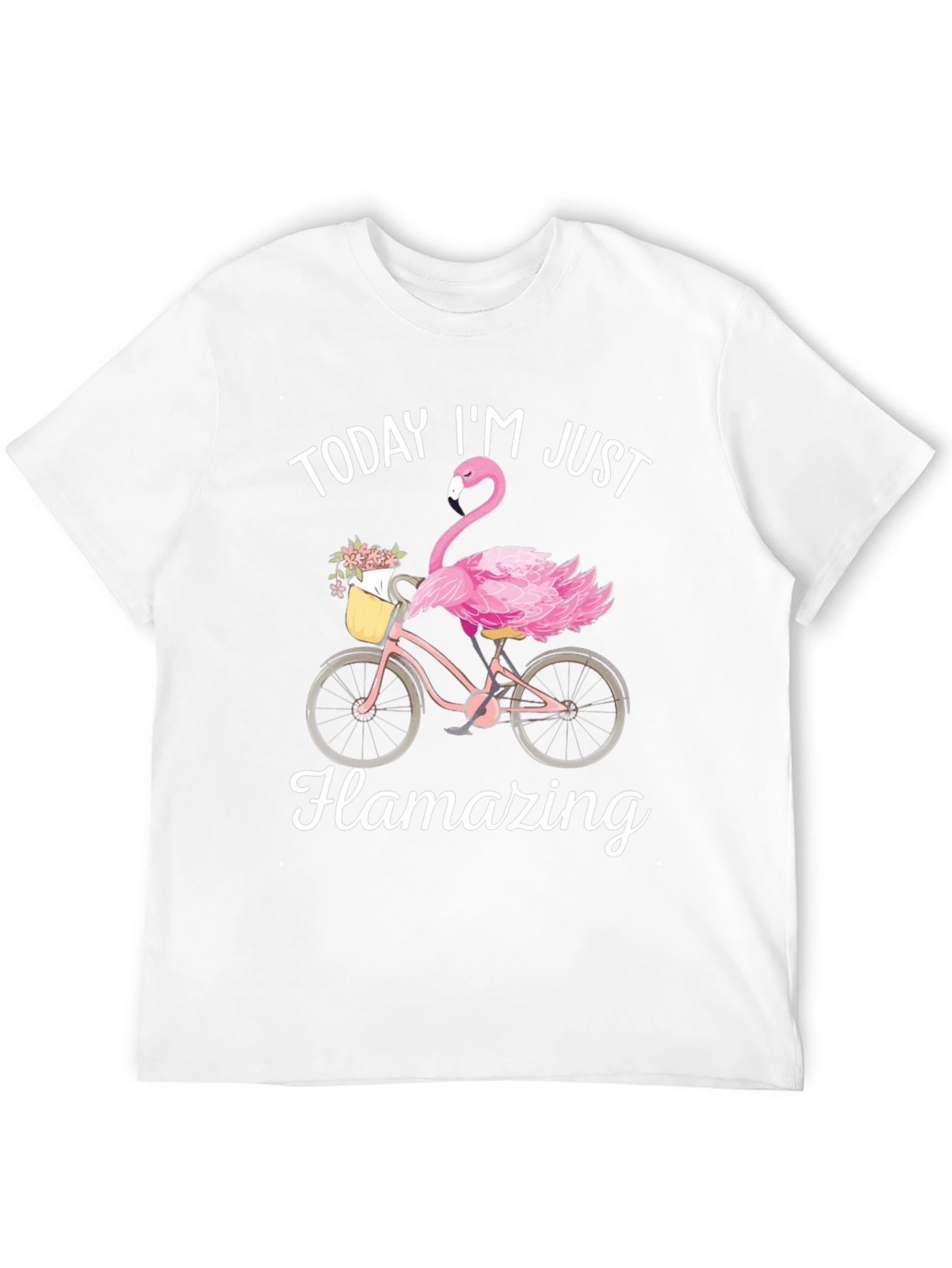 Flamazing T-Shirt - Flamingo Bike Design