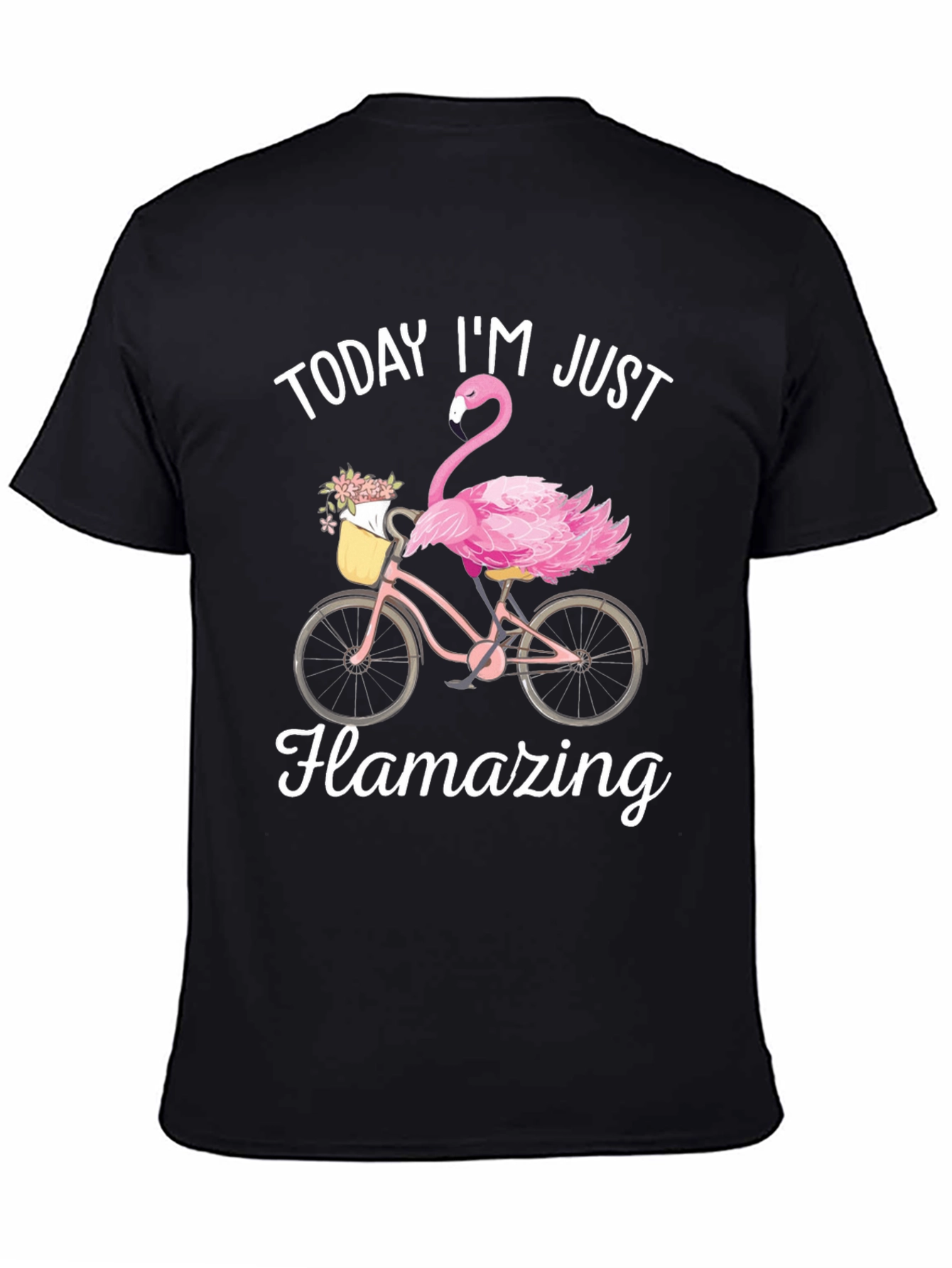 Flamazing T-Shirt - Flamingo Bike Design