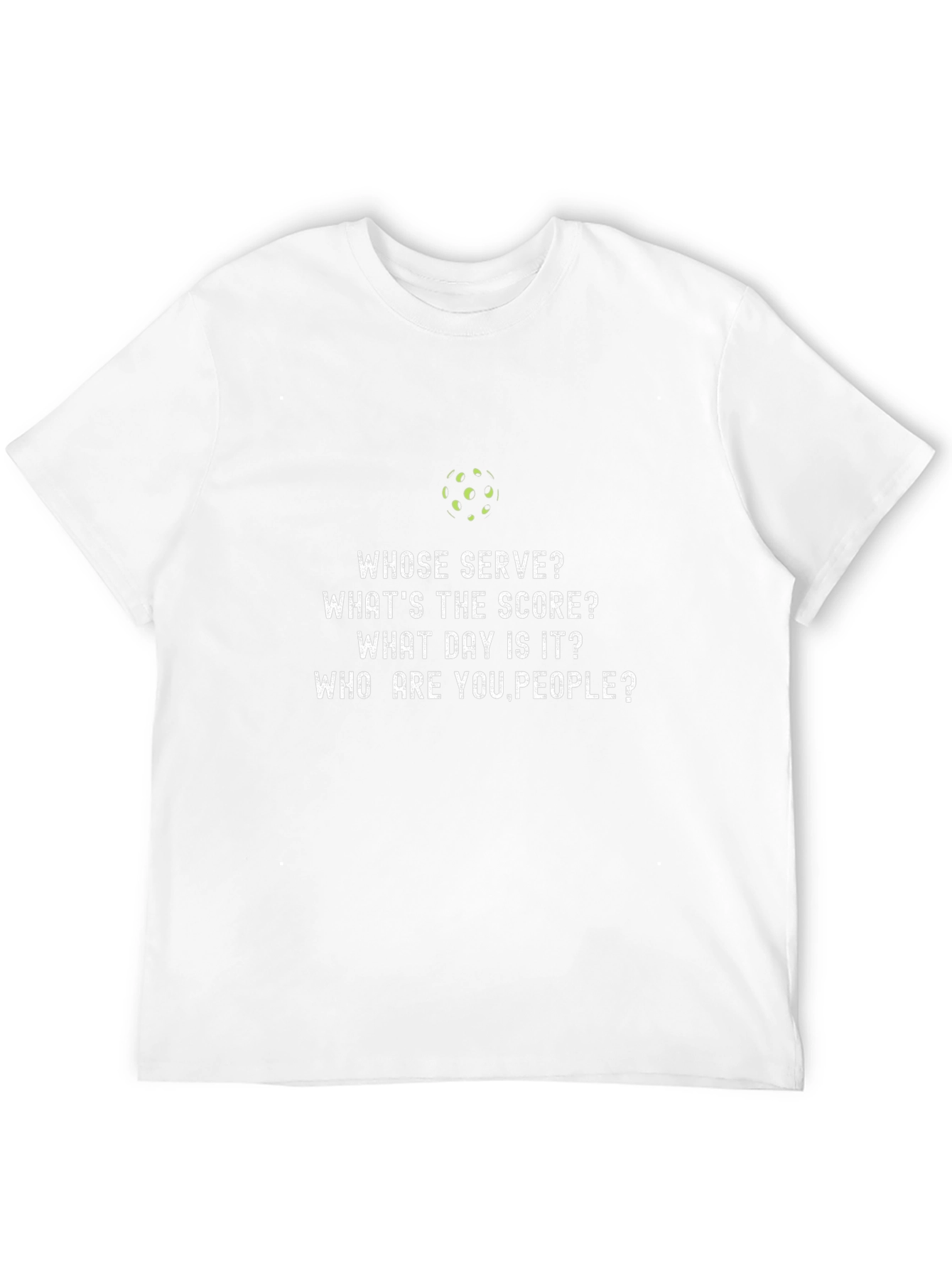 Pickleball T-Shirt - Whose Serve? Funny Player Tee