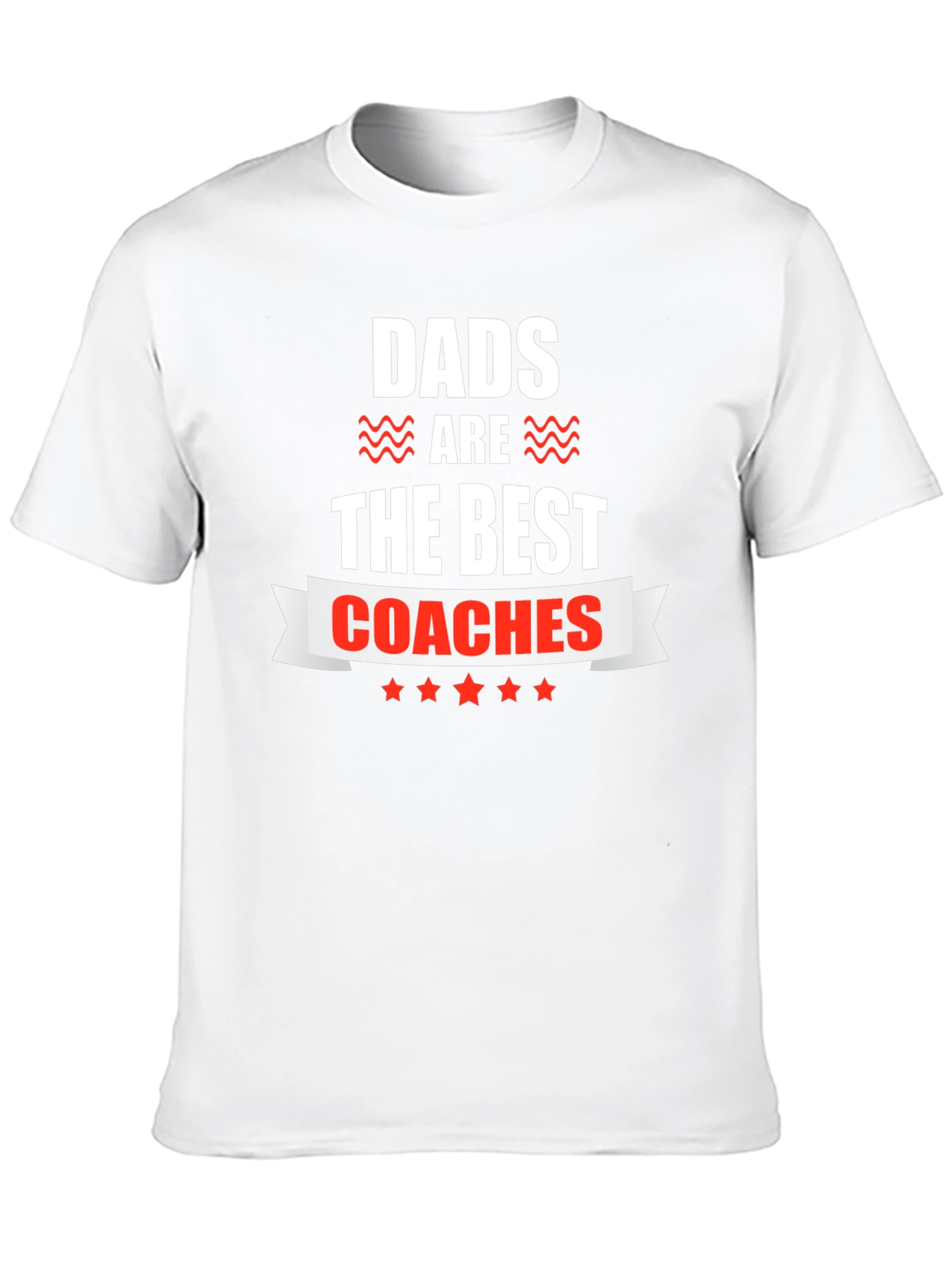 Dads Are The Best Coaches Graphic Tee
