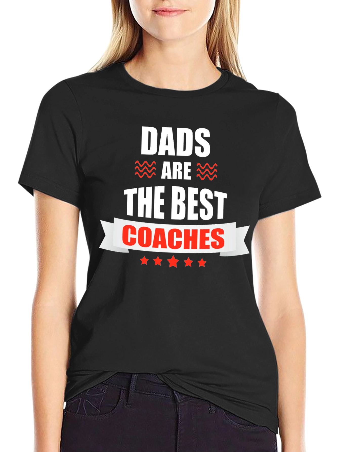 Dads Are The Best Coaches Graphic Tee