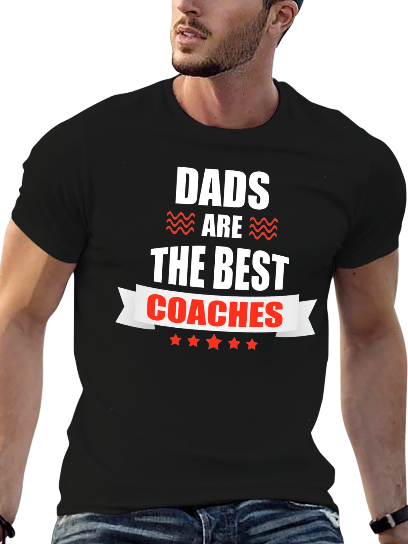 Dads Are The Best Coaches Graphic Tee
