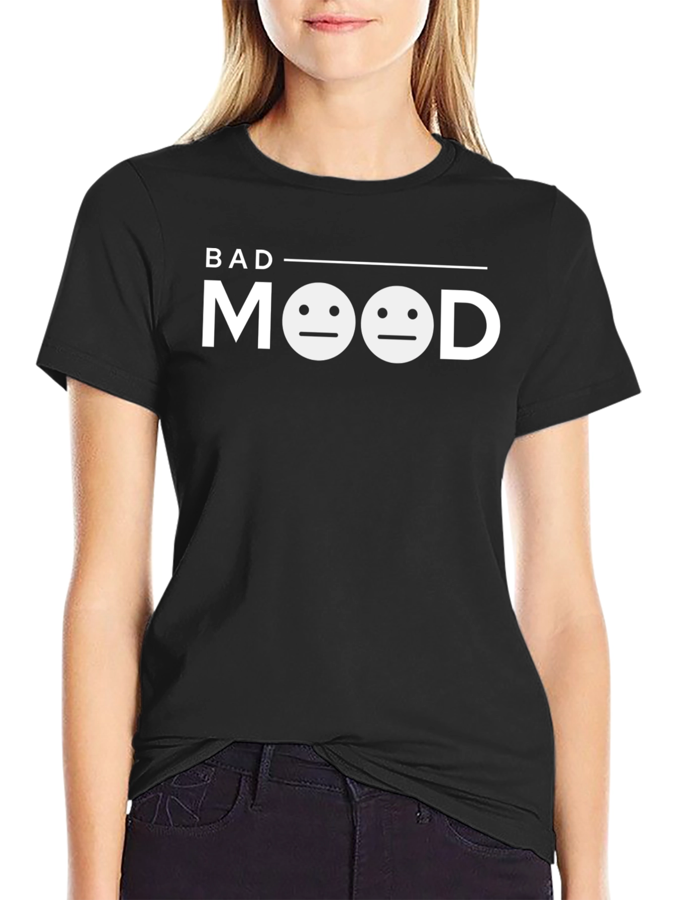 Bad Mood Graphic Tee - Unisex Casual T-Shirt