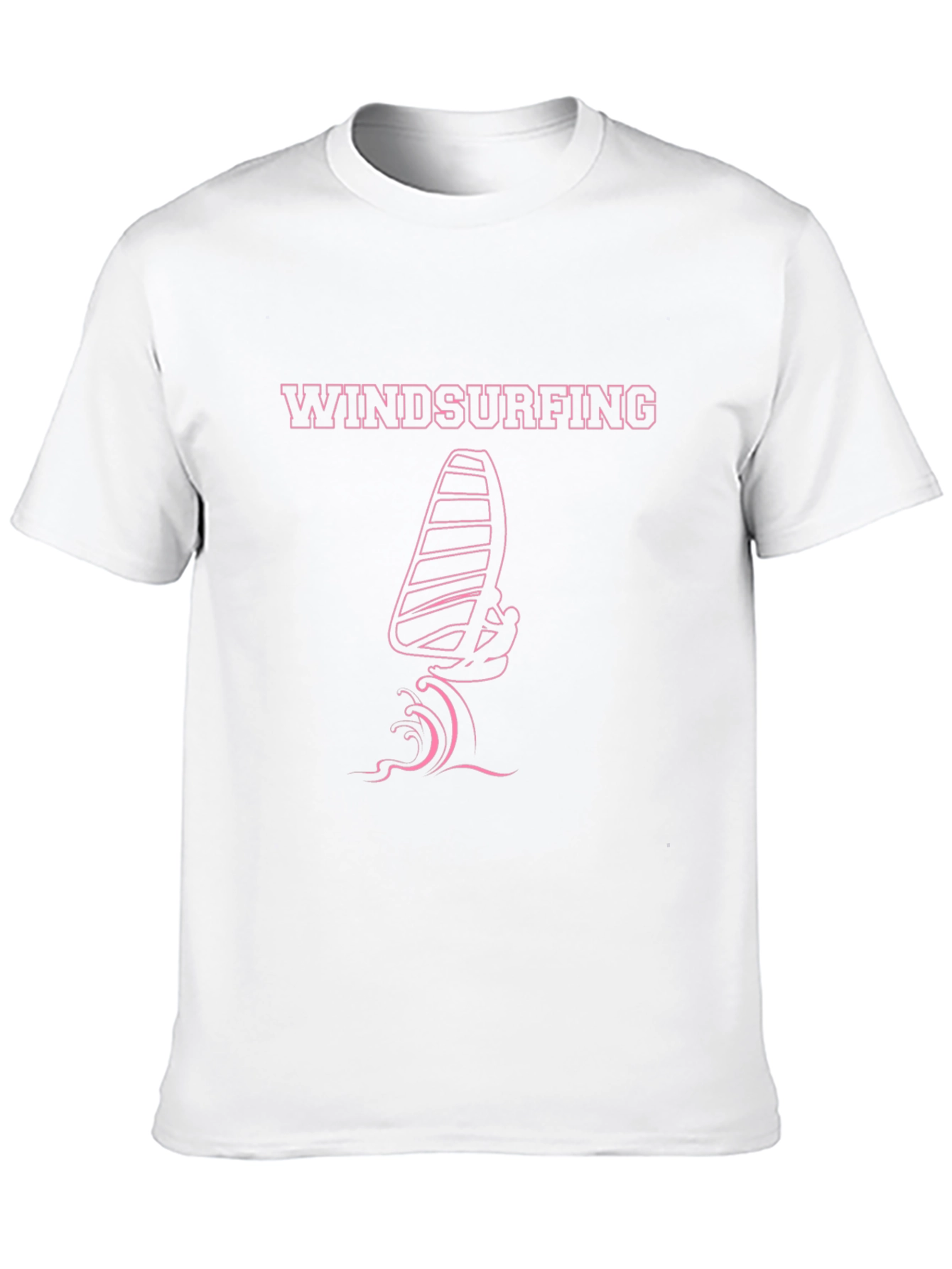 Windsurfing Graphic Tee - Stylish Black T-Shirt