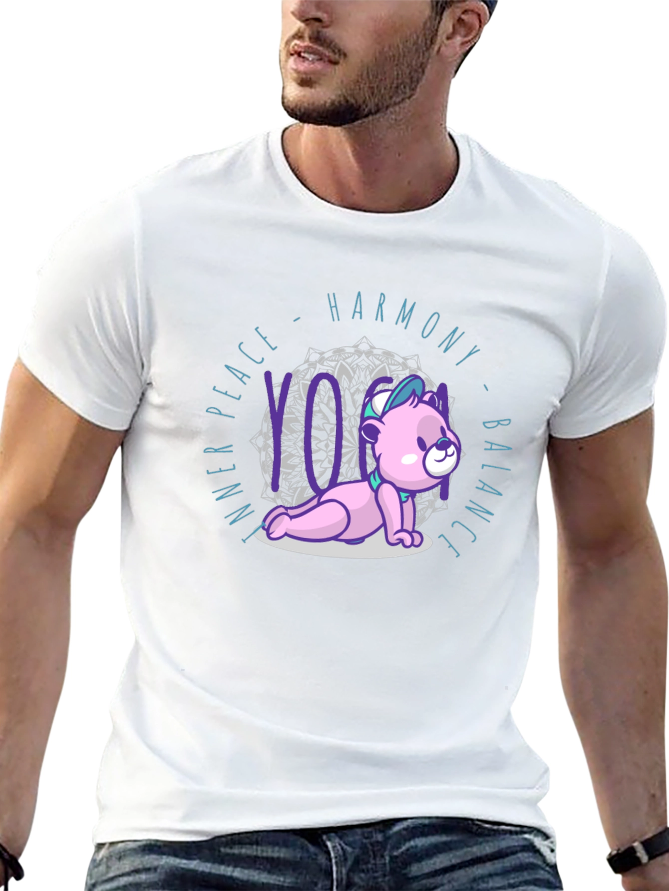 Yoga Bear T-Shirt: Harmony & Balance