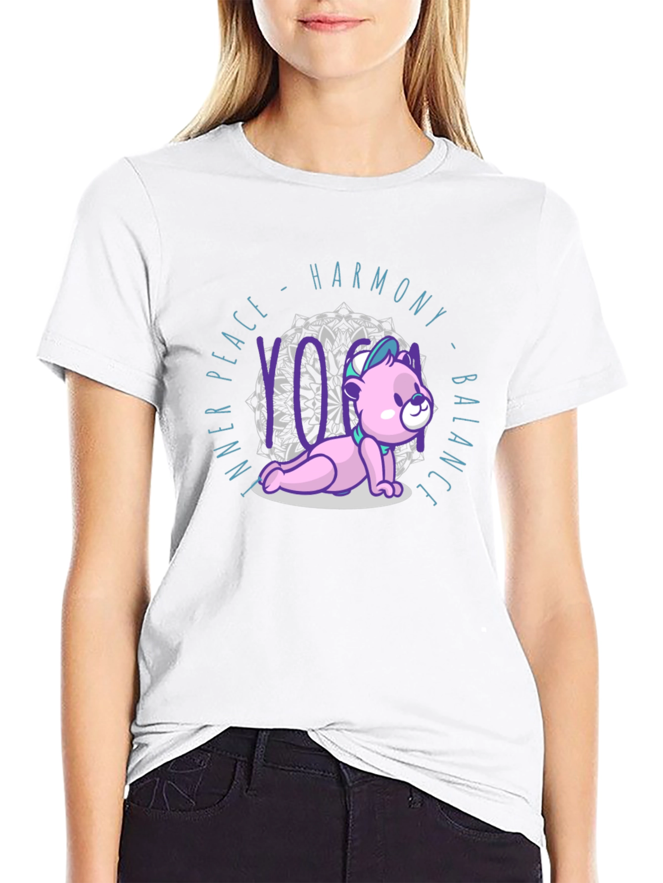 Yoga Bear T-Shirt: Harmony & Balance