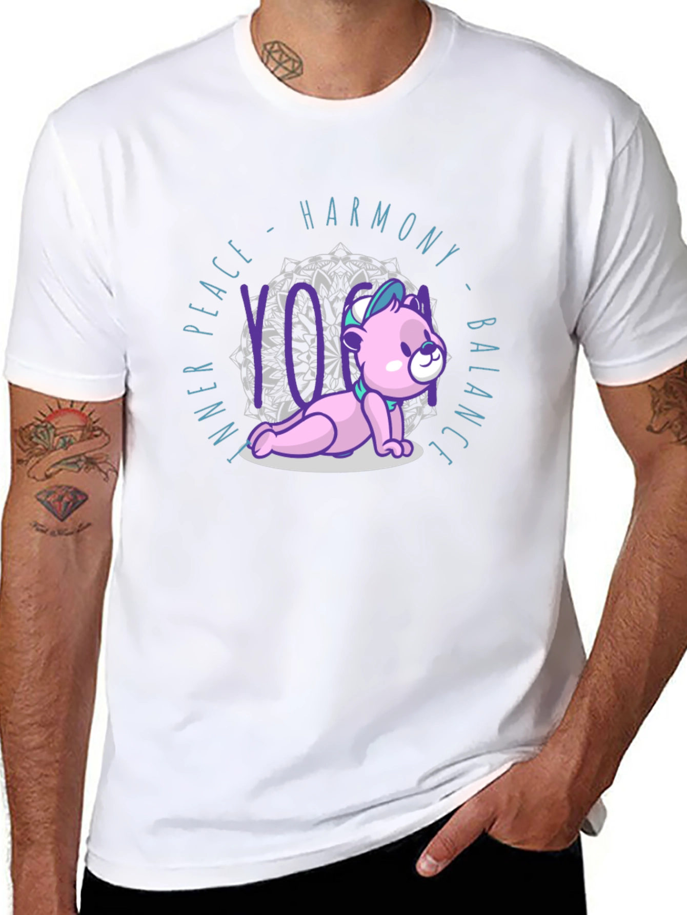 Yoga Bear T-Shirt: Harmony & Balance