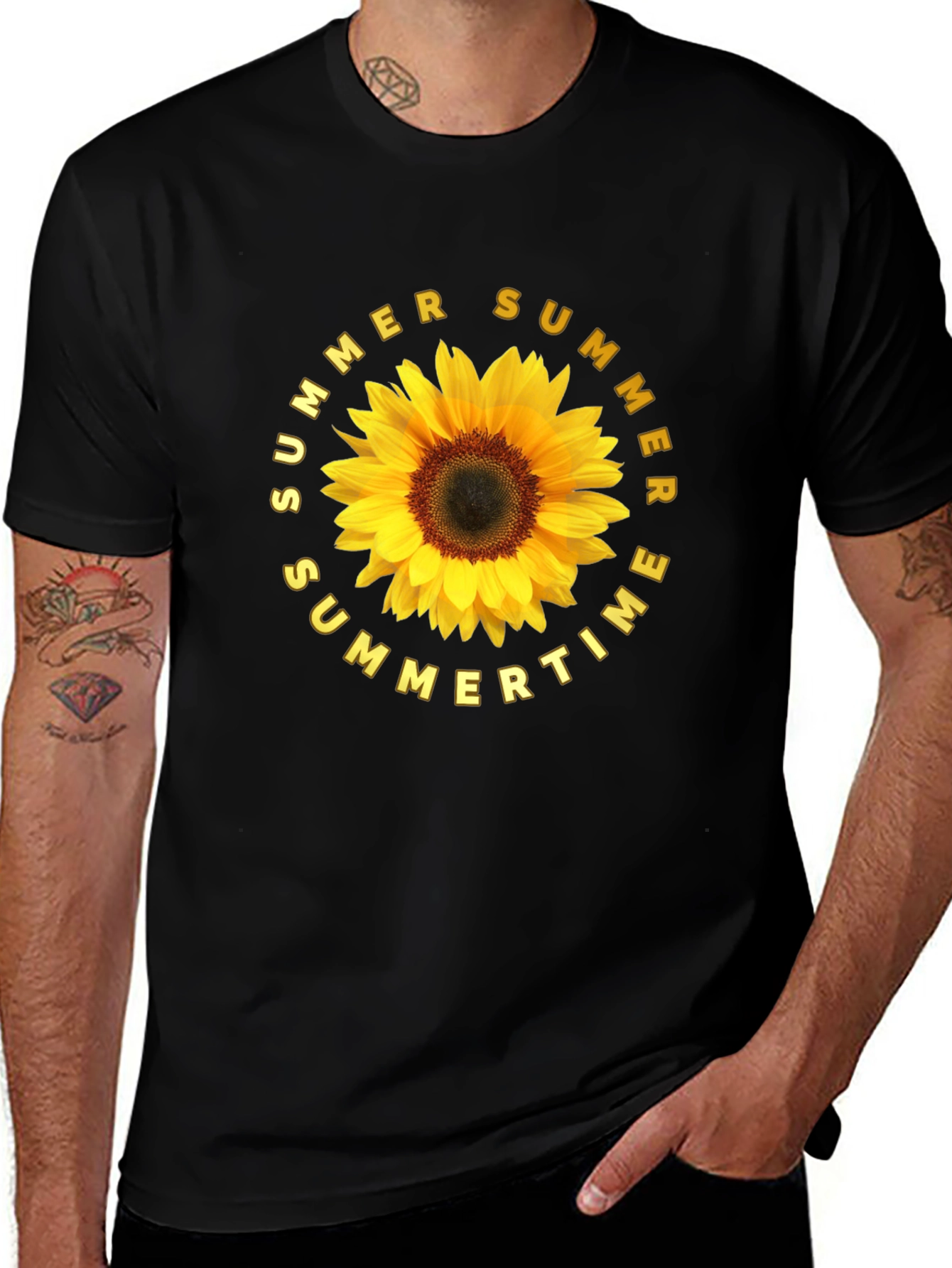Sunflower Summer Time Graphic Tee