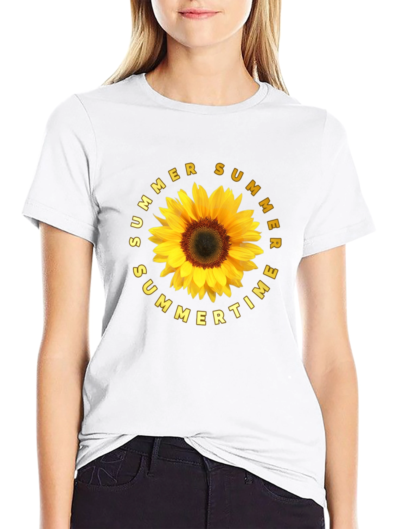 Sunflower Summer Time Graphic Tee