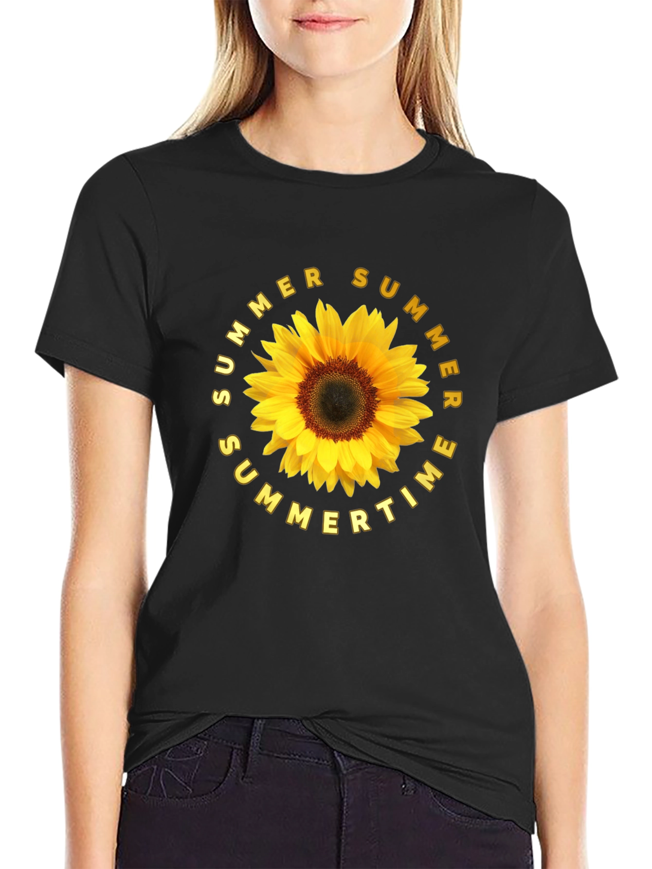 Sunflower Summer Time Graphic Tee