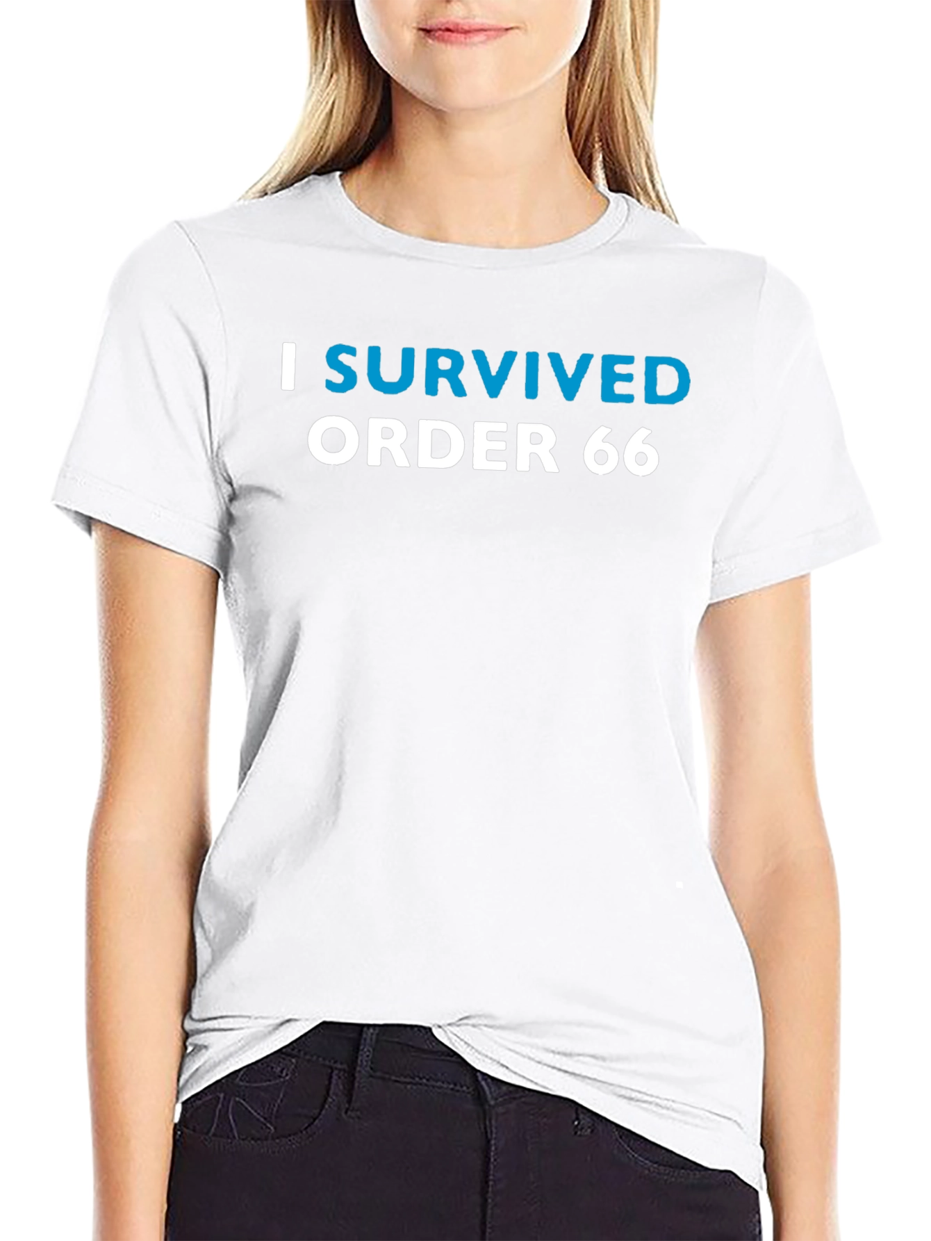 I Survived Order 66 Black T-Shirt