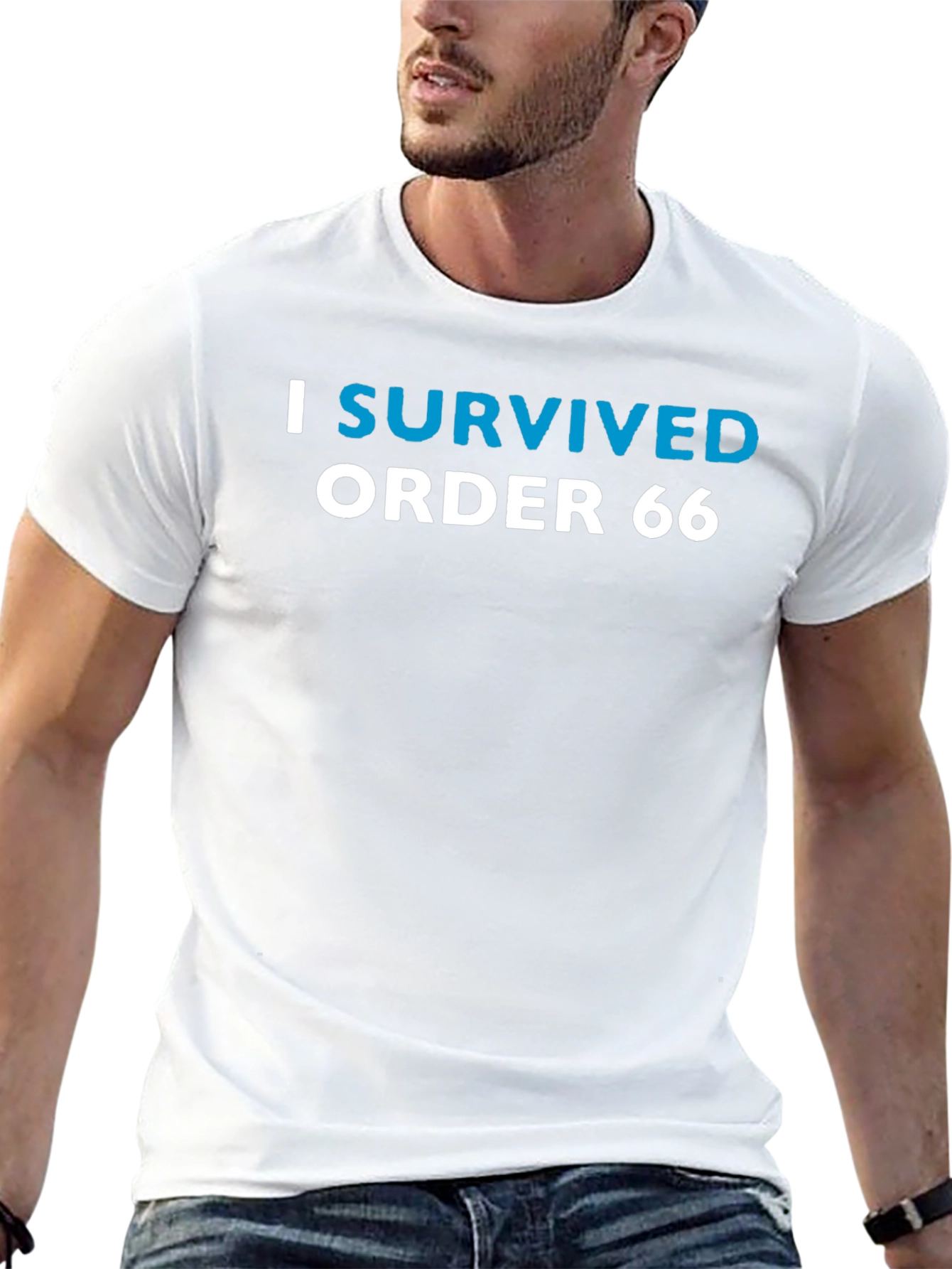 I Survived Order 66 Black T-Shirt