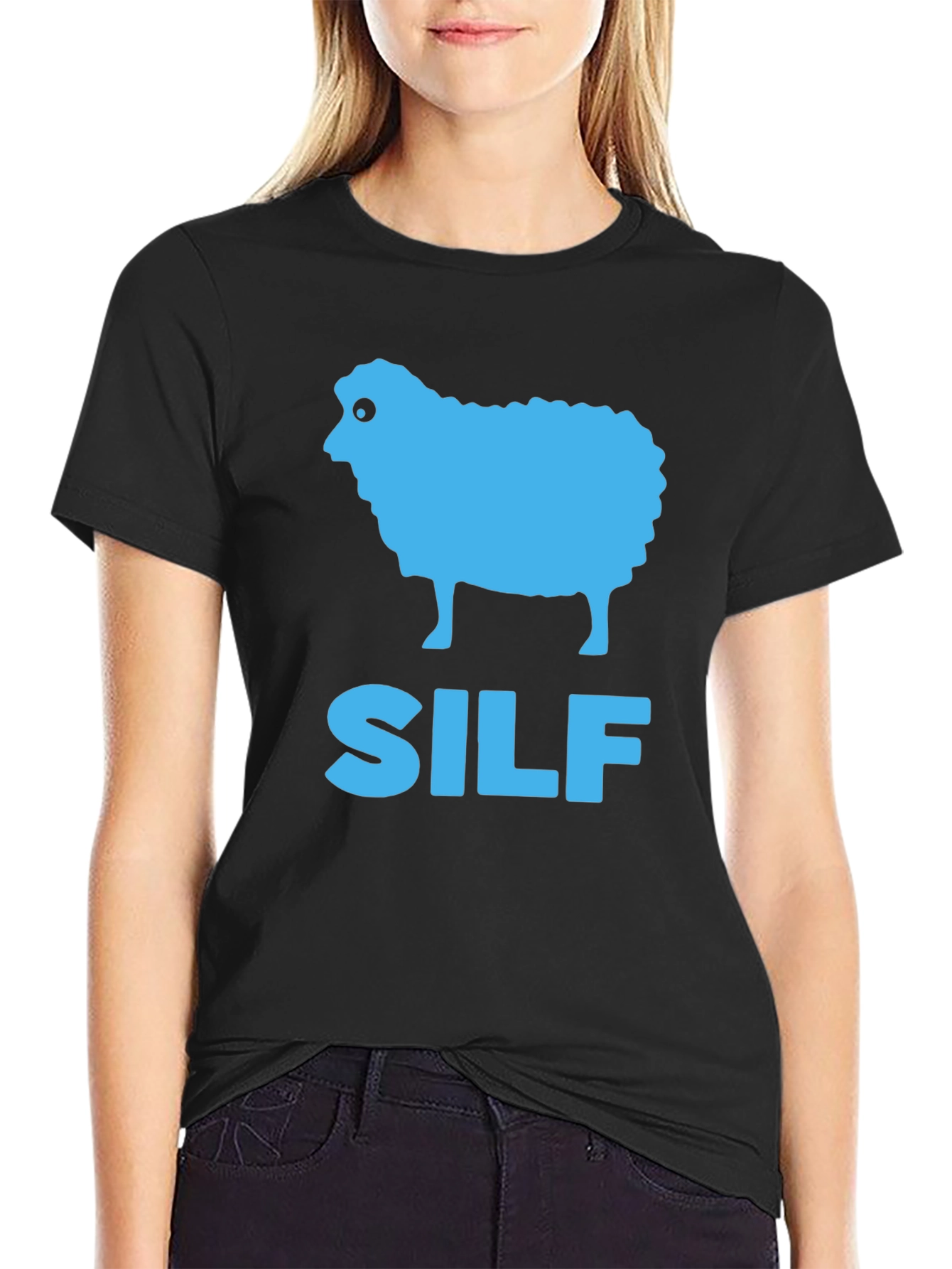 SILF Sheep T-Shirt - Quirky Humor Tee