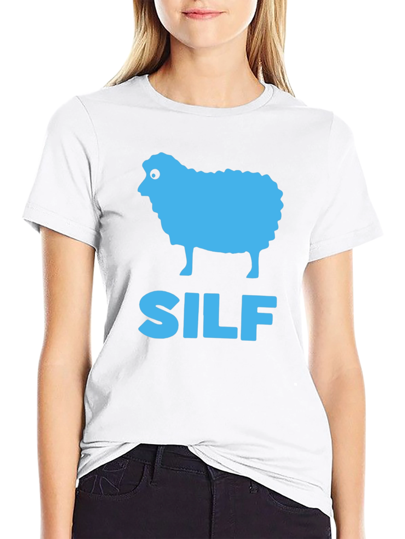 SILF Sheep T-Shirt - Quirky Humor Tee