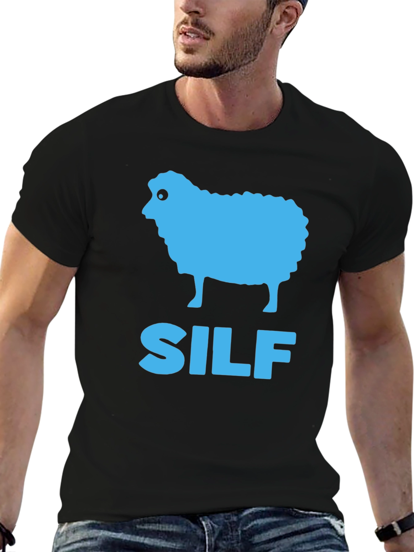 SILF Sheep T-Shirt - Quirky Humor Tee