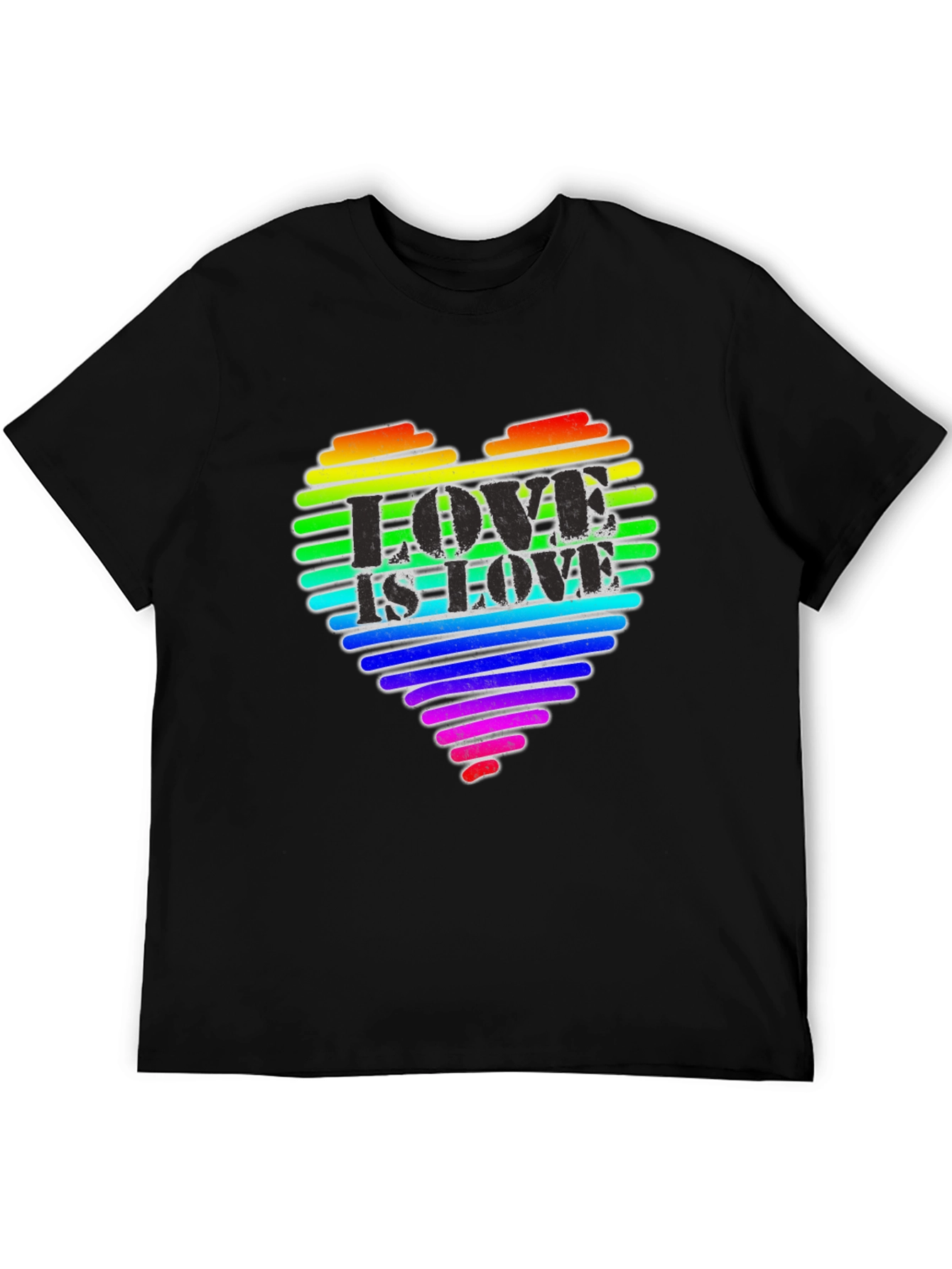 Love is Love Rainbow Heart T-Shirt