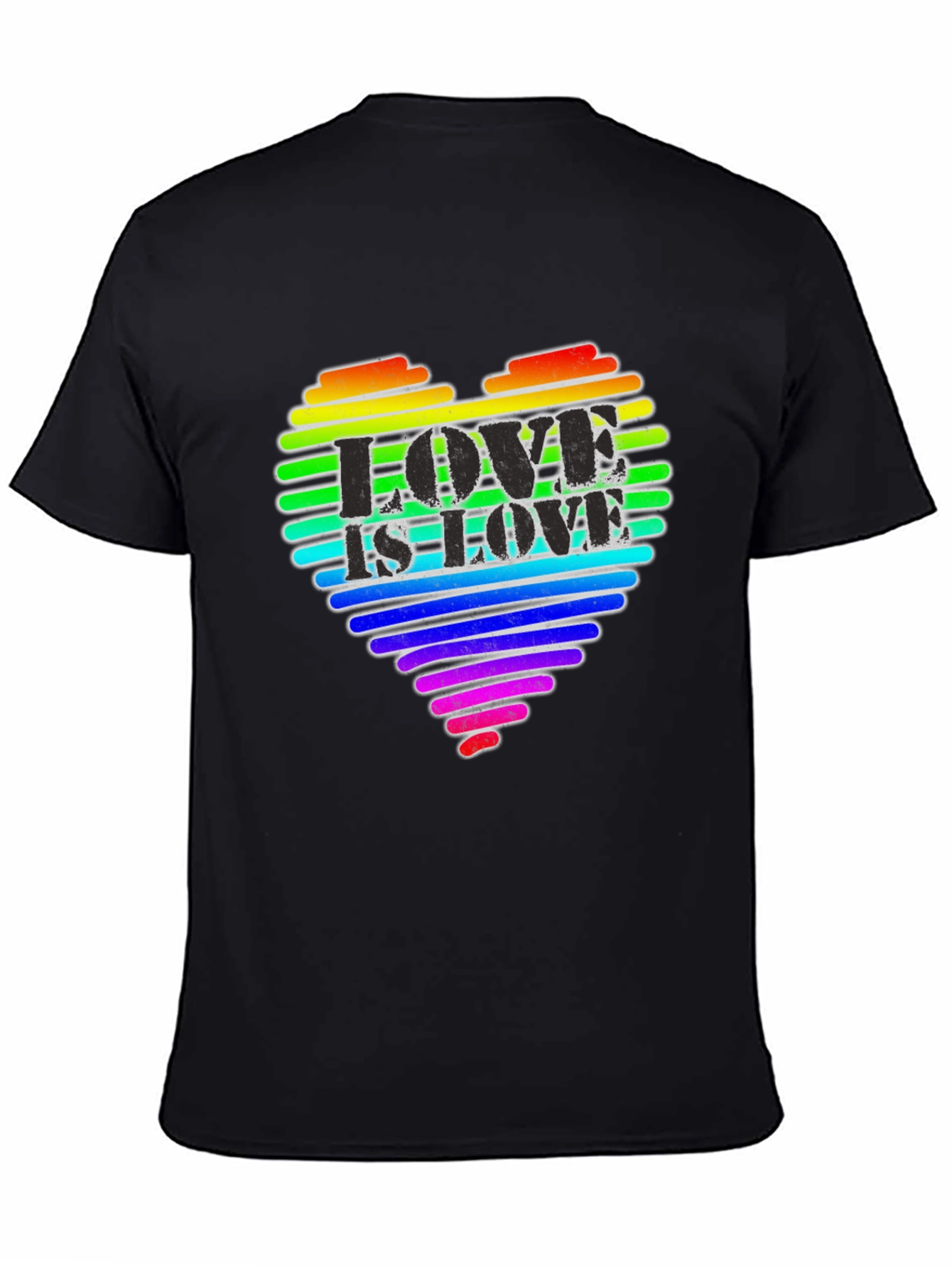 Love is Love Rainbow Heart T-Shirt