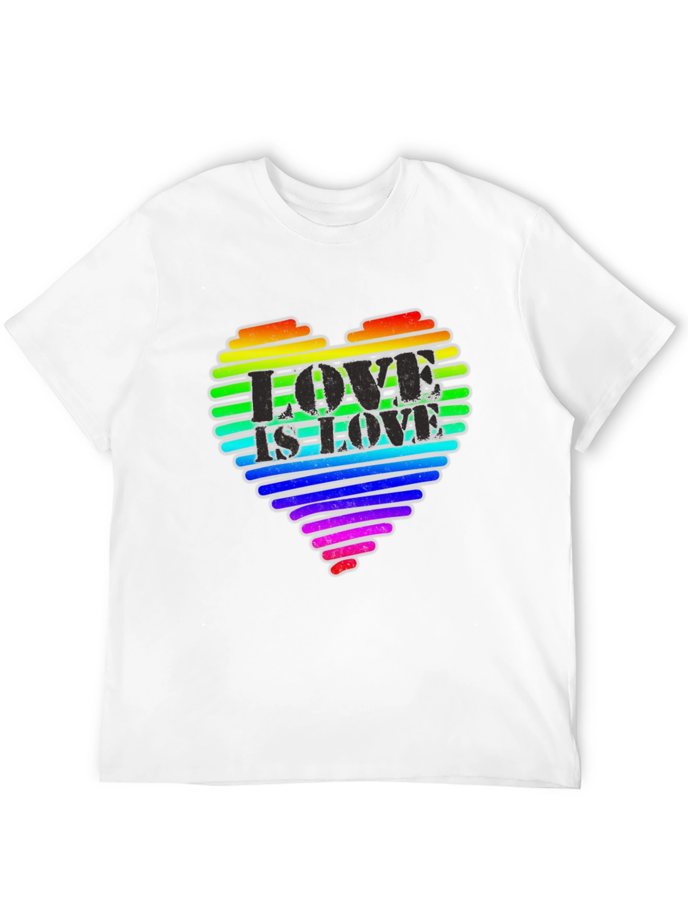 Love is Love Rainbow Heart T-Shirt