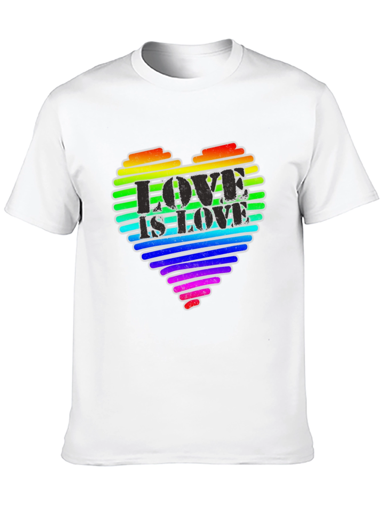 Love is Love Rainbow Heart T-Shirt