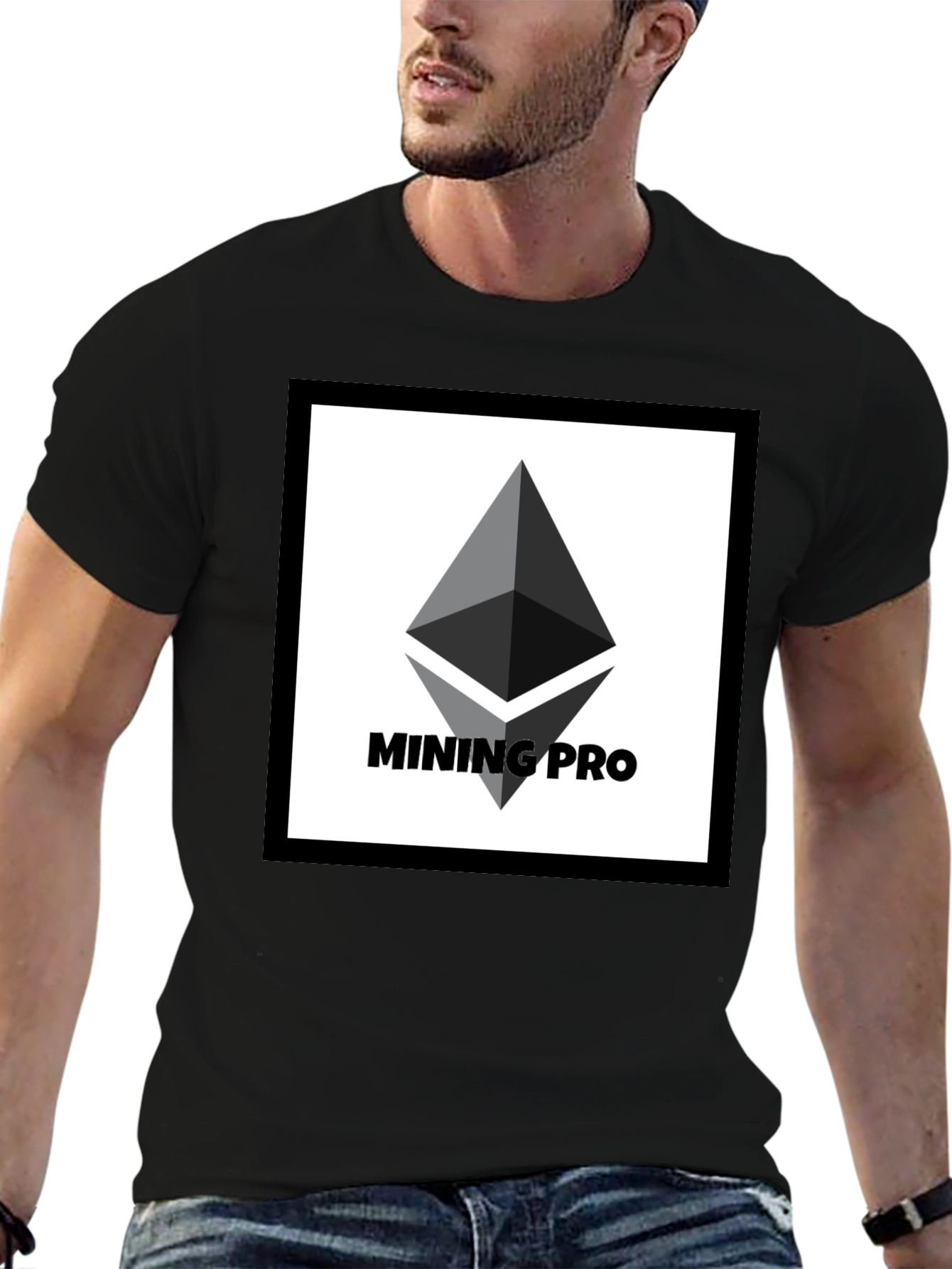 Ethereum Mining Pro Black T-Shirt