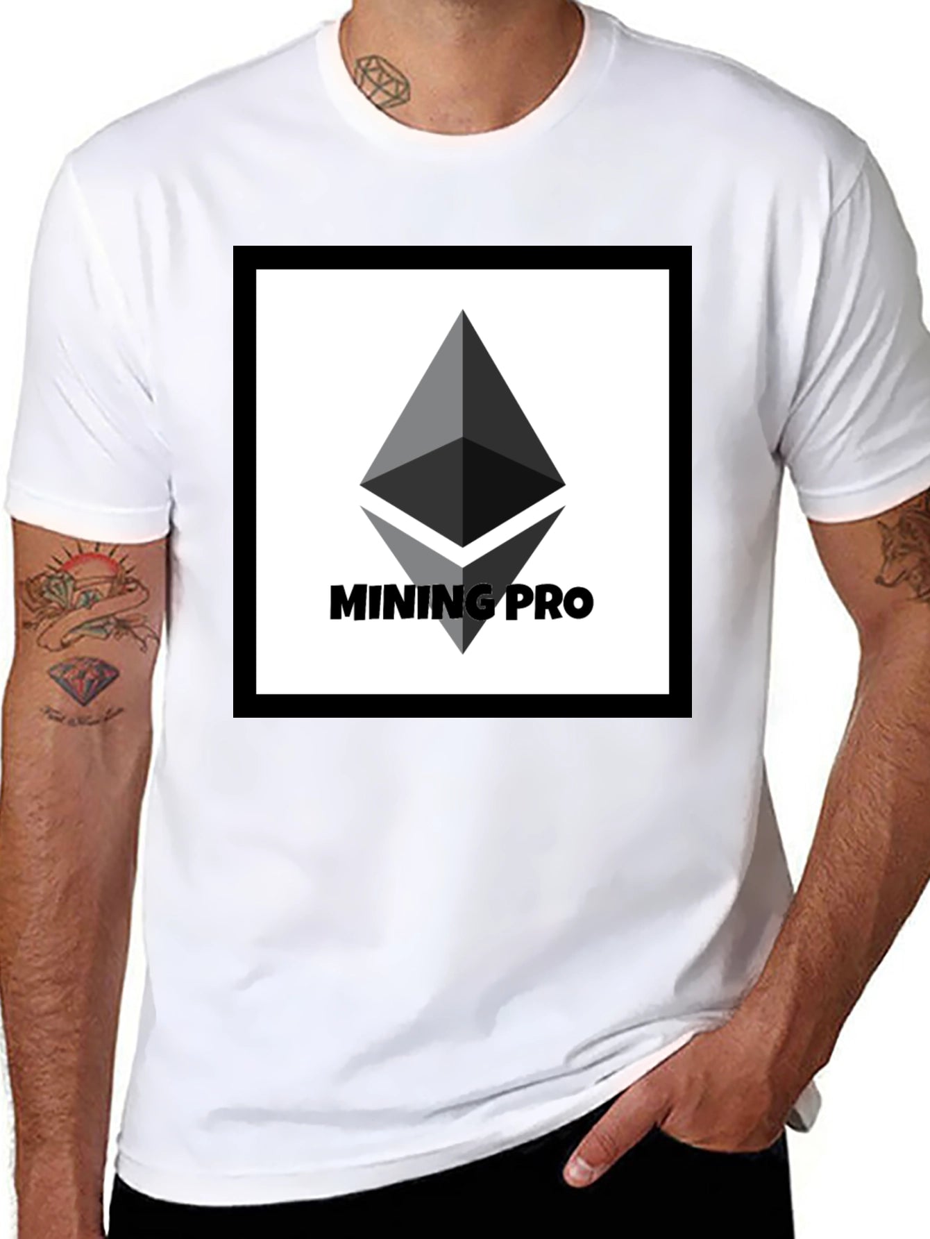 Ethereum Mining Pro Black T-Shirt