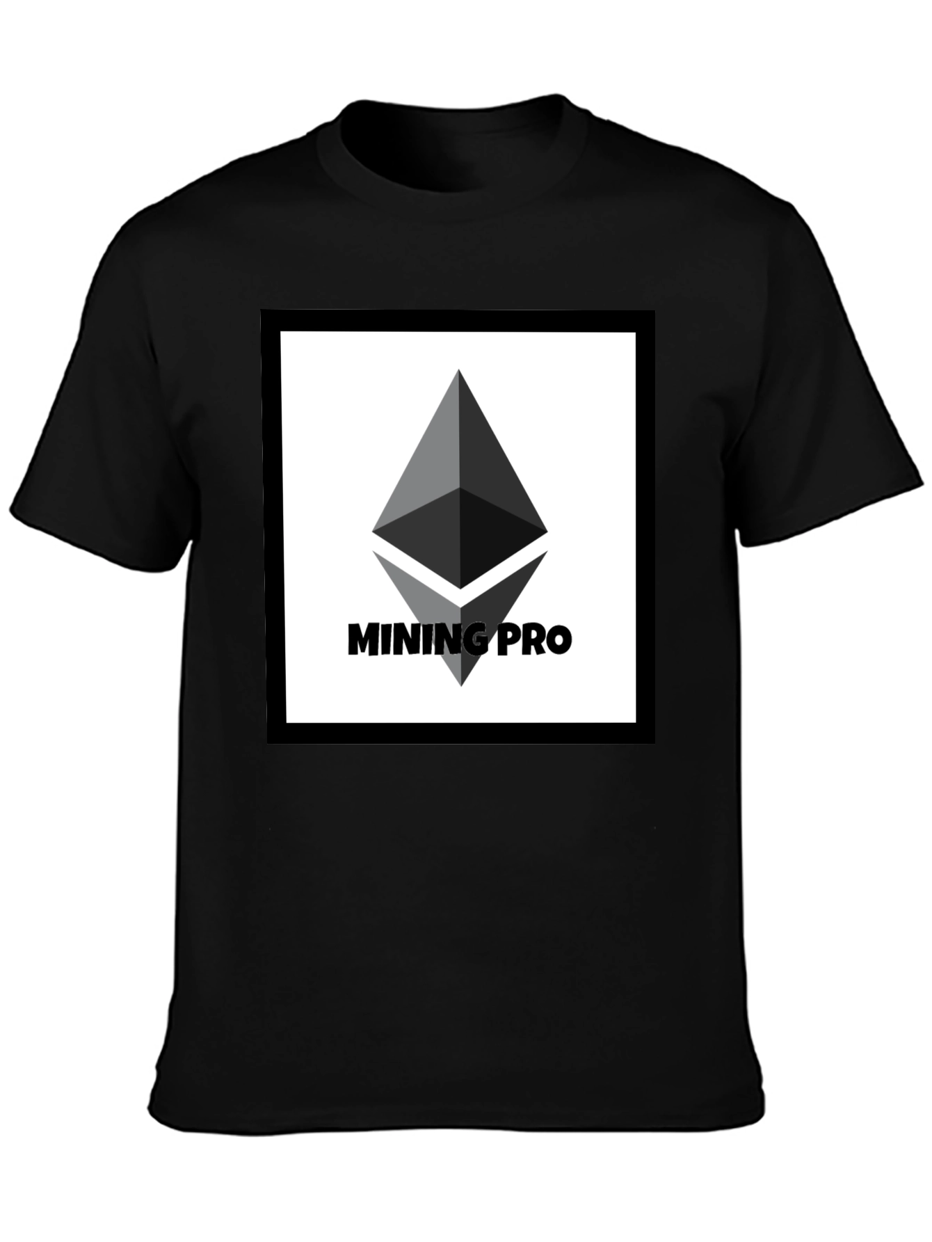 Ethereum Mining Pro Black T-Shirt